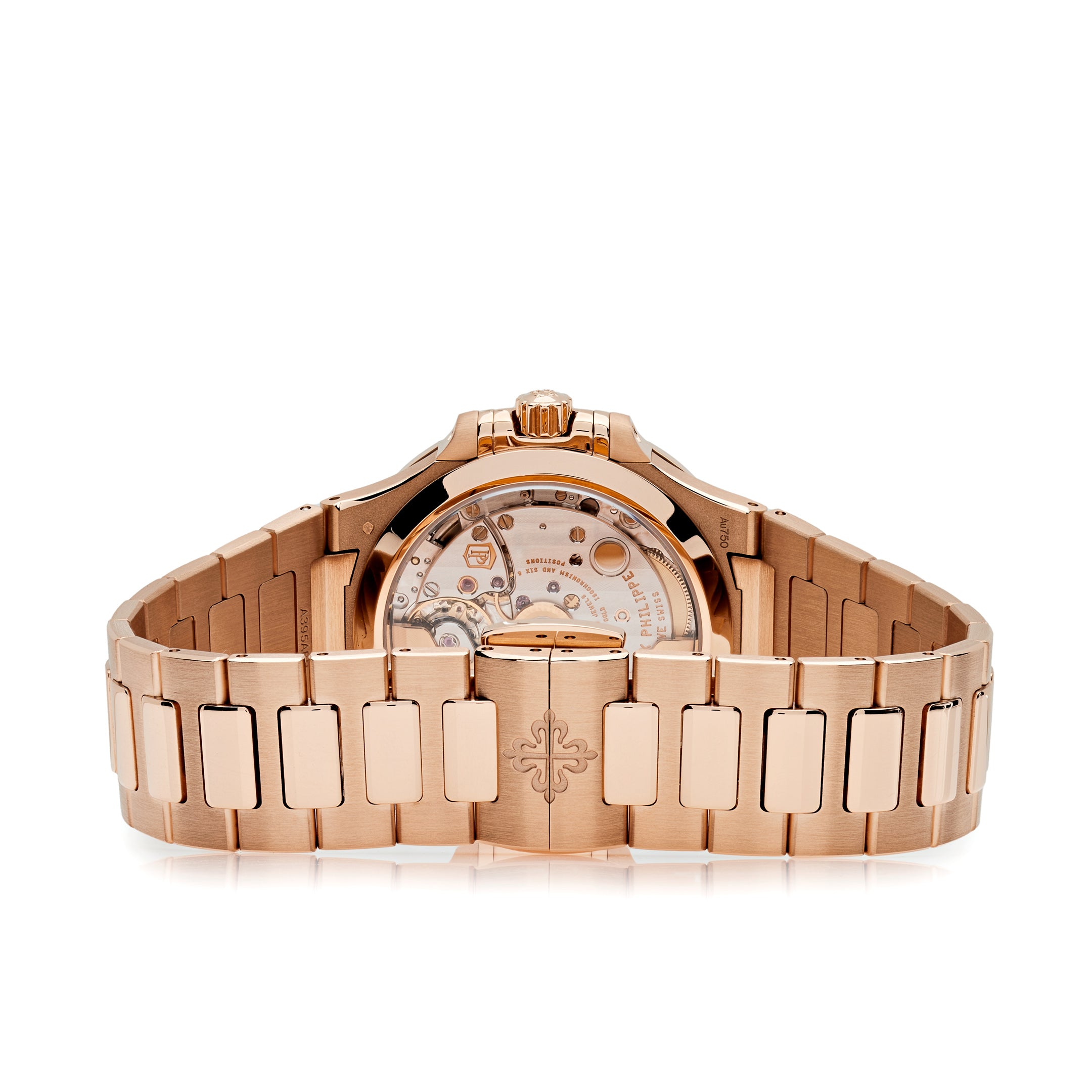 Patek Philippe Nautilus Rose Gold Diamond Bezel White Tiffany & Co. Dial 7118/1200R-001【1:1 Replica】