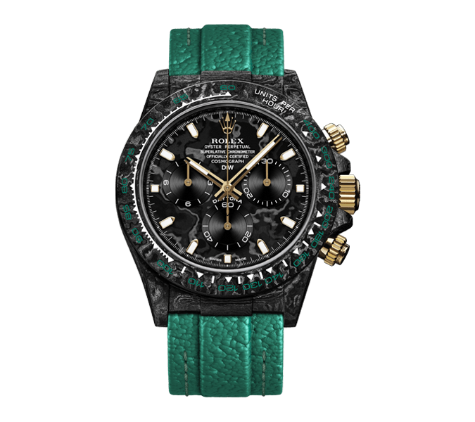 ROLEX Diw Daytona carbon emerald 40mm oyster carbon【1:1 Replica】
