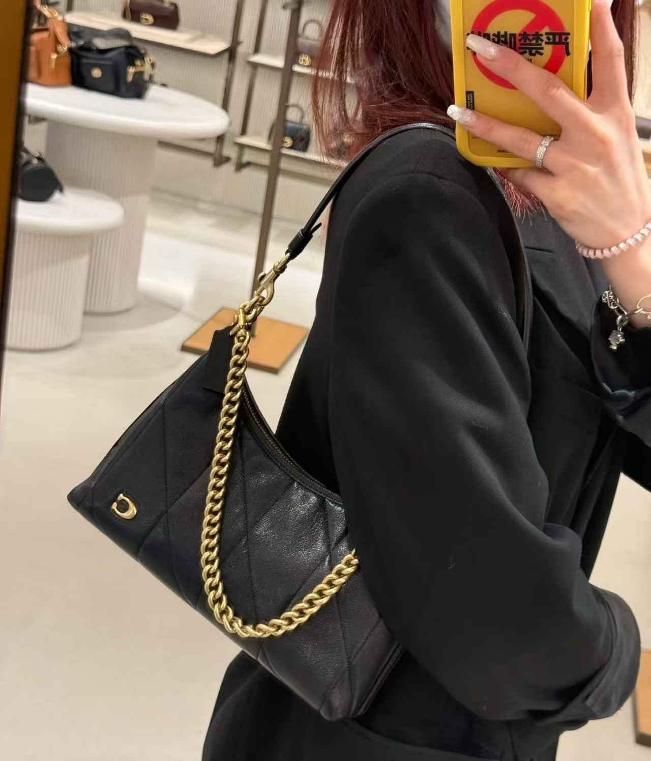 Women Handbag CDZ65 JULIET SHOULDER BAG 25 WITH QUILTING