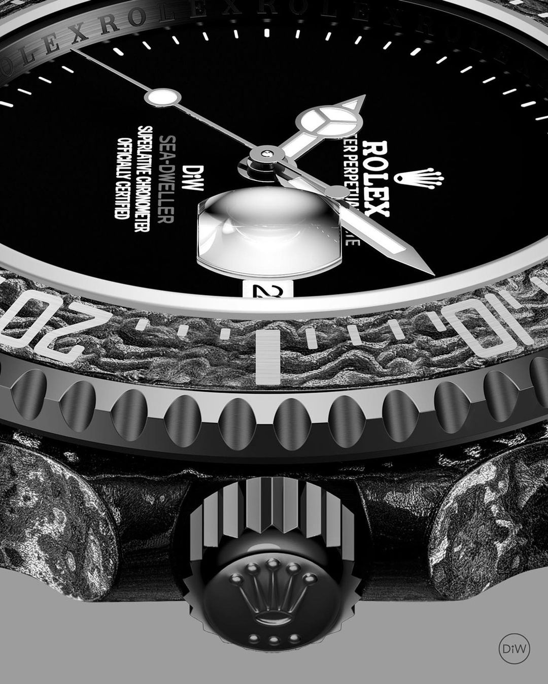 NTPT Carbon DiW Rolex Sea Dweller GHOST【1:1 Replica】
