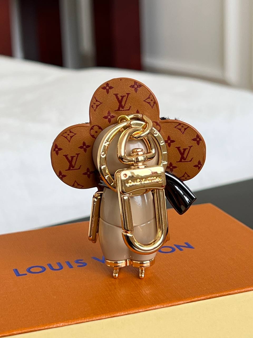 Louis Vuitton Vivienne Doll Monogram Keychain Bag Charm
