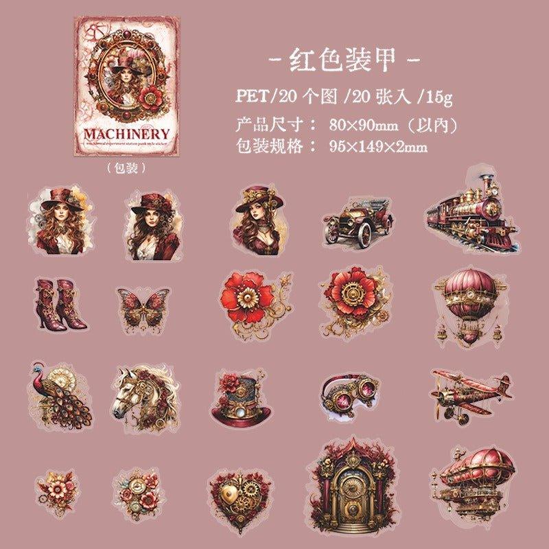 1029  Mechanical Experiment Station Series Stickers