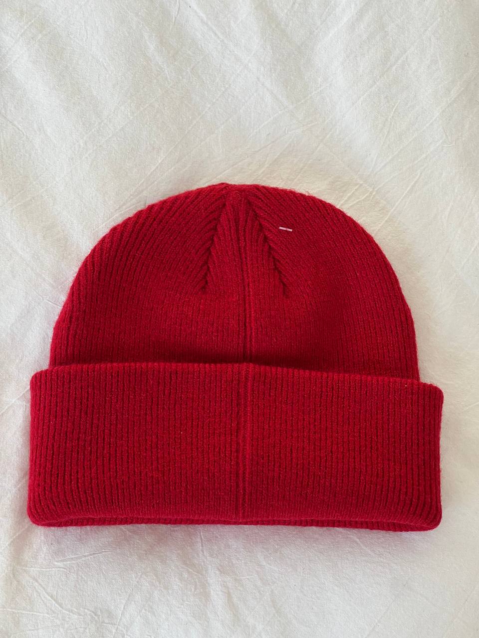 Chrome Hearts Black Gothic Cross Embroidery Cuff Knit Beanie