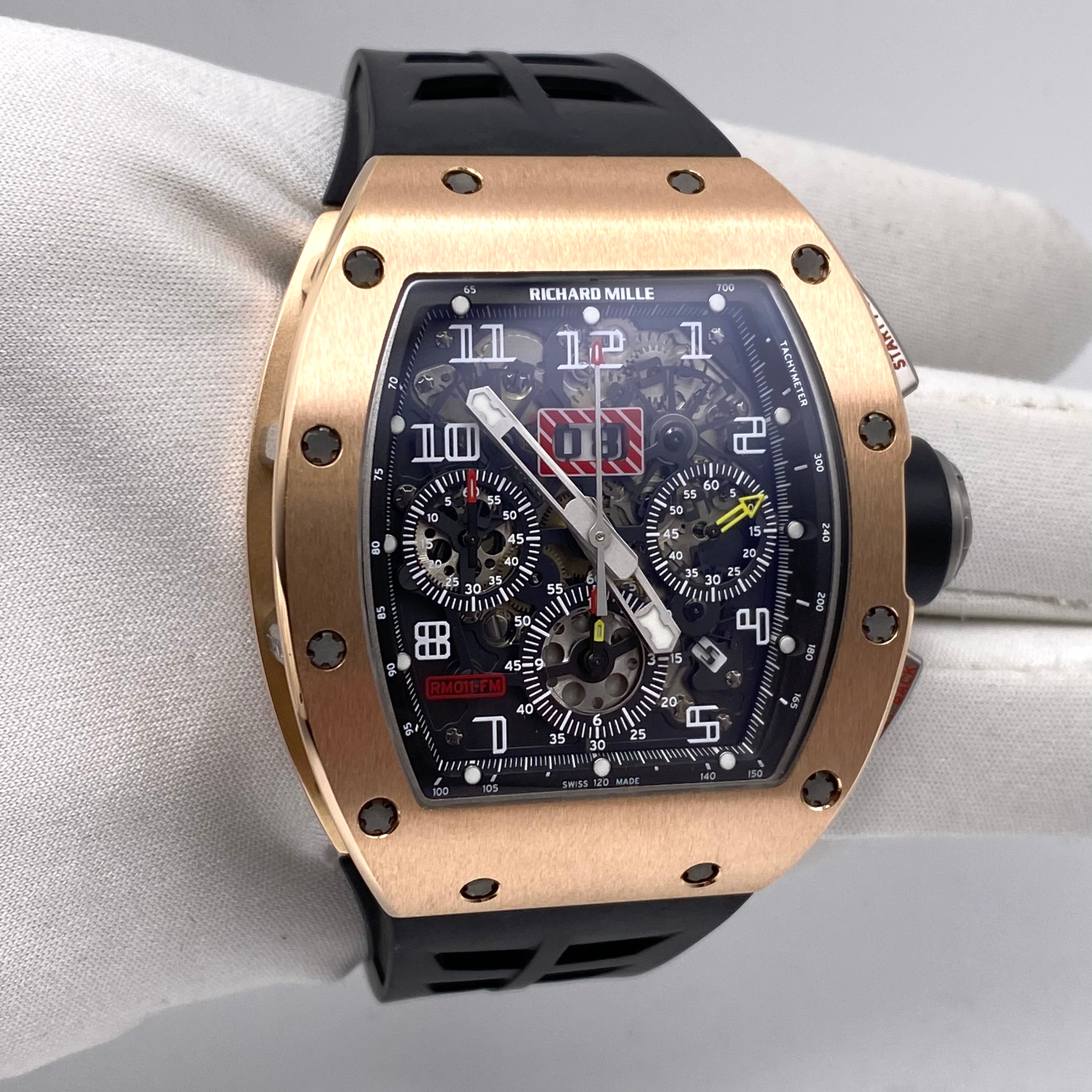 Richard Mille Felipe Massa Chronograph Rose Gold RM011【1:1 Replica】