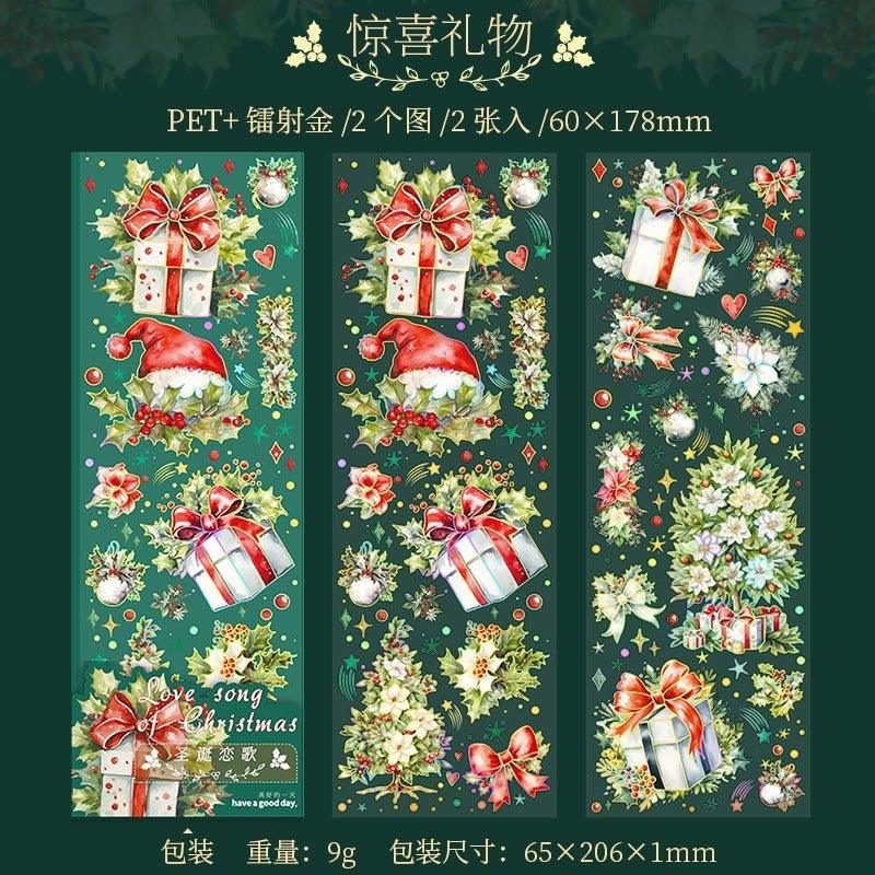1034 Stickers Christmas Song Series