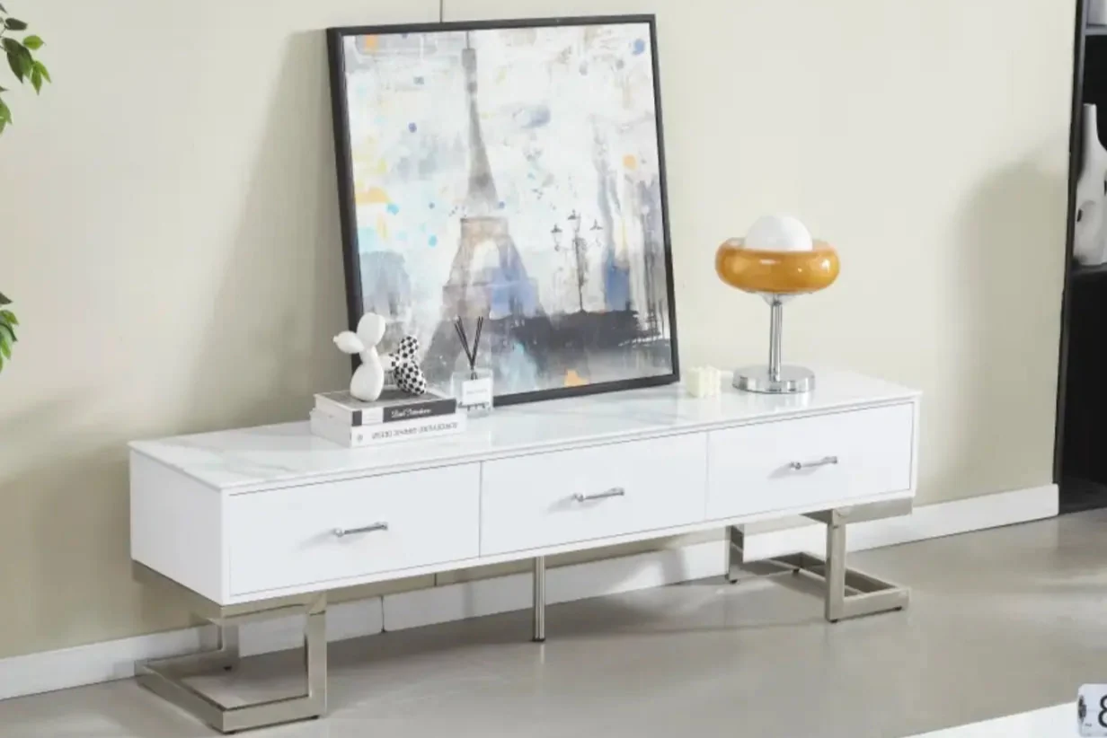 Lila - Meuble TV avec Rangement - 170 x 40cm