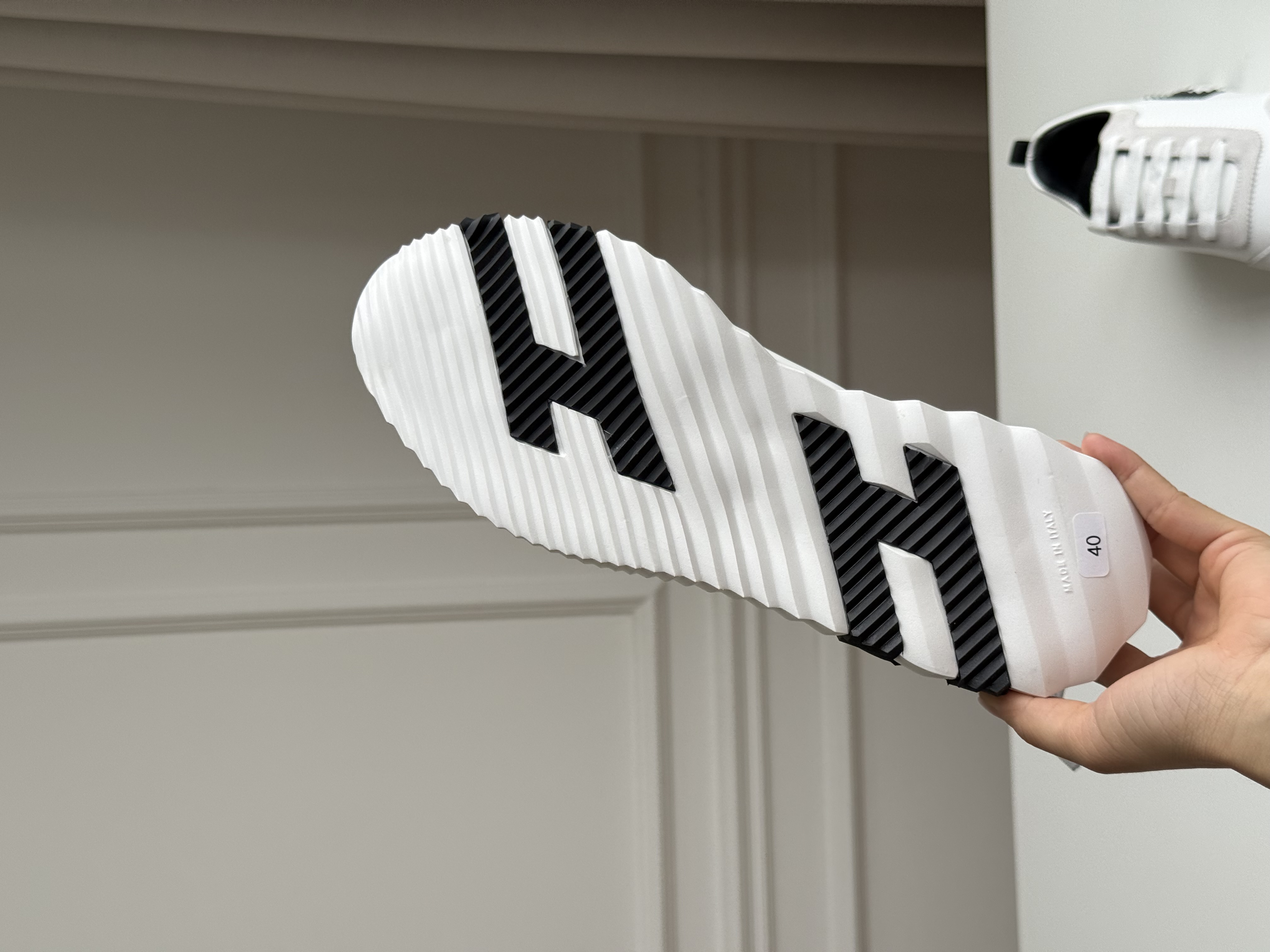 Hermès Bouncing Sneakers in White & Black