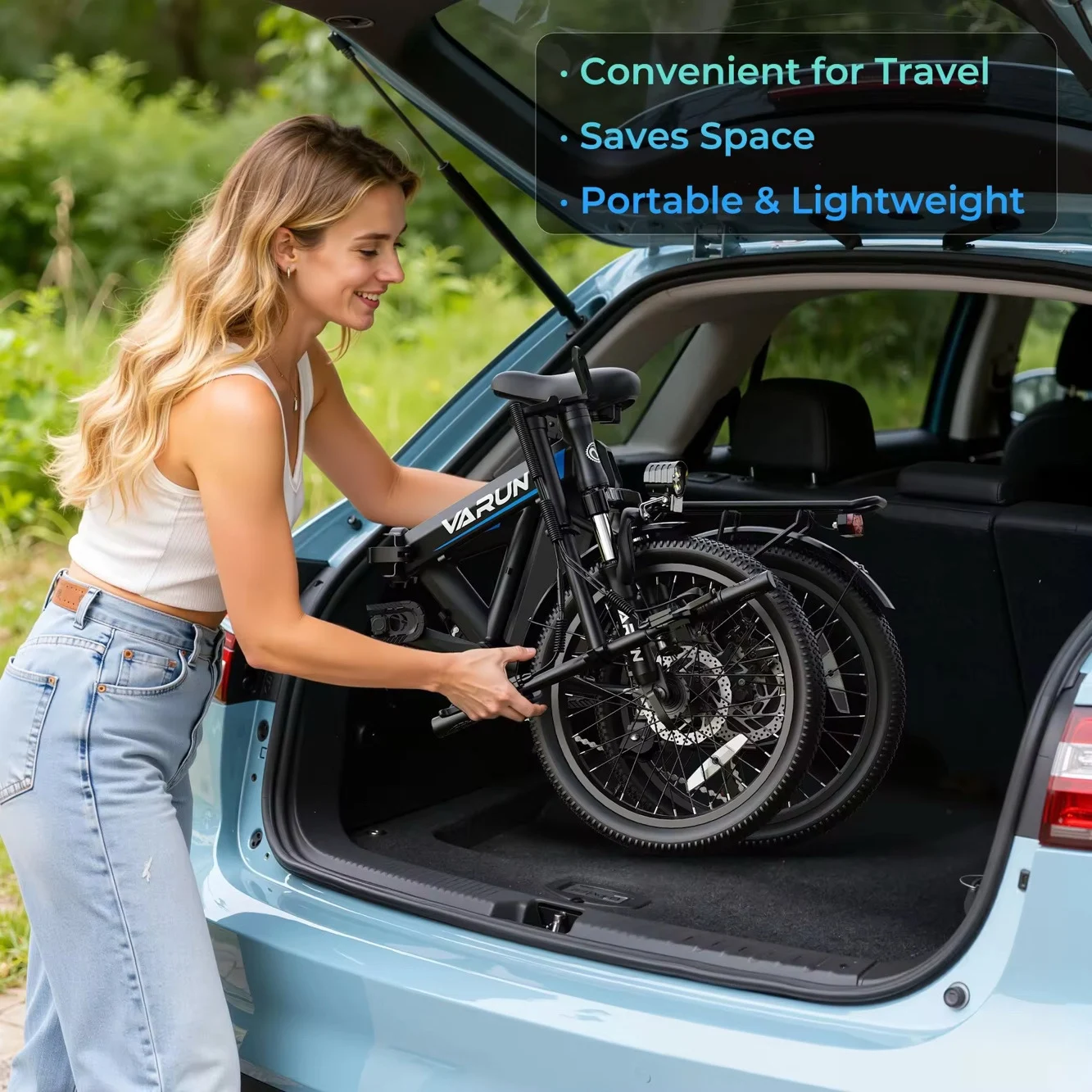Foldable electric bike 36 V New D9V8V