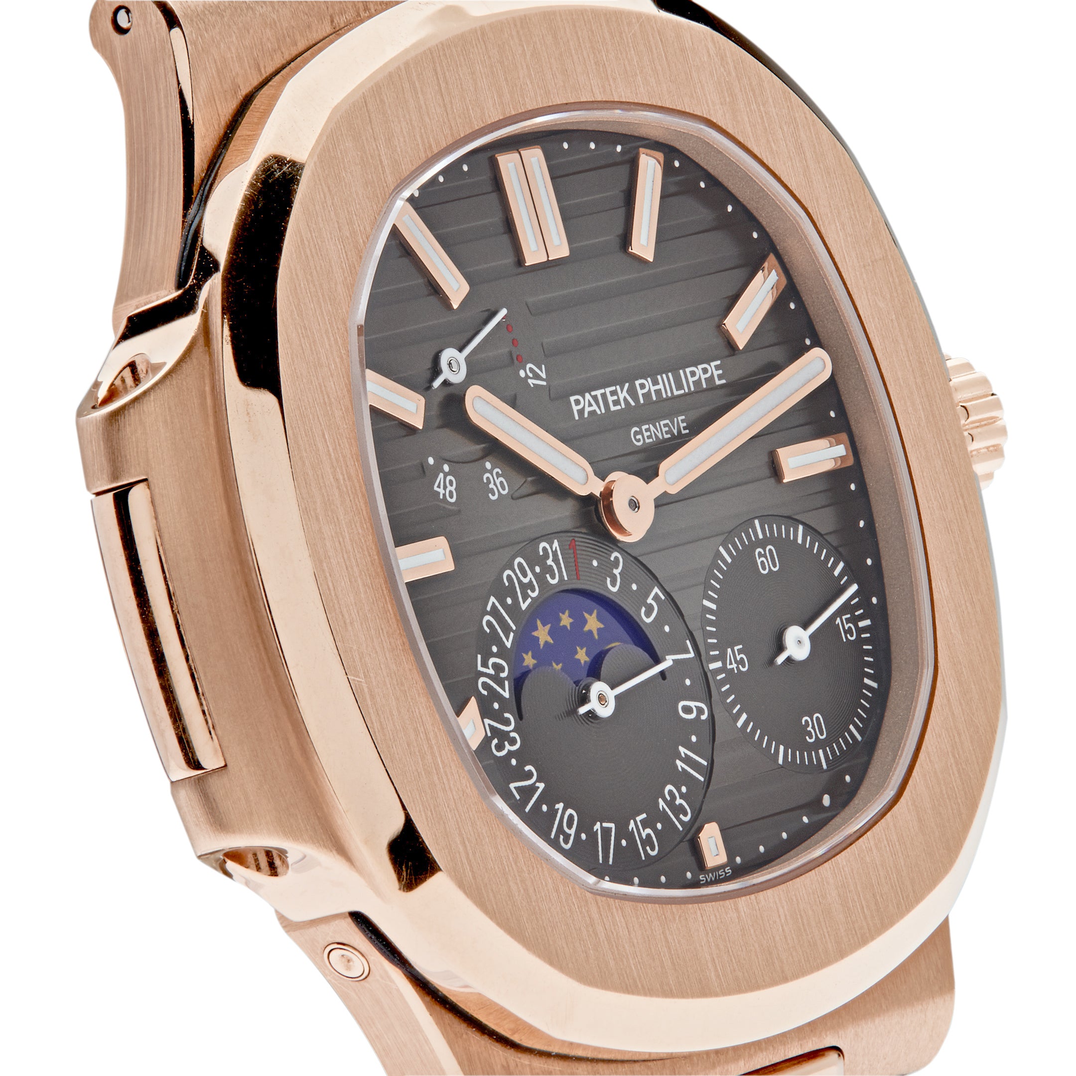 Patek Philippe Nautilus Moon Phase Rose Gold 5712R-001【1:1 Replica】