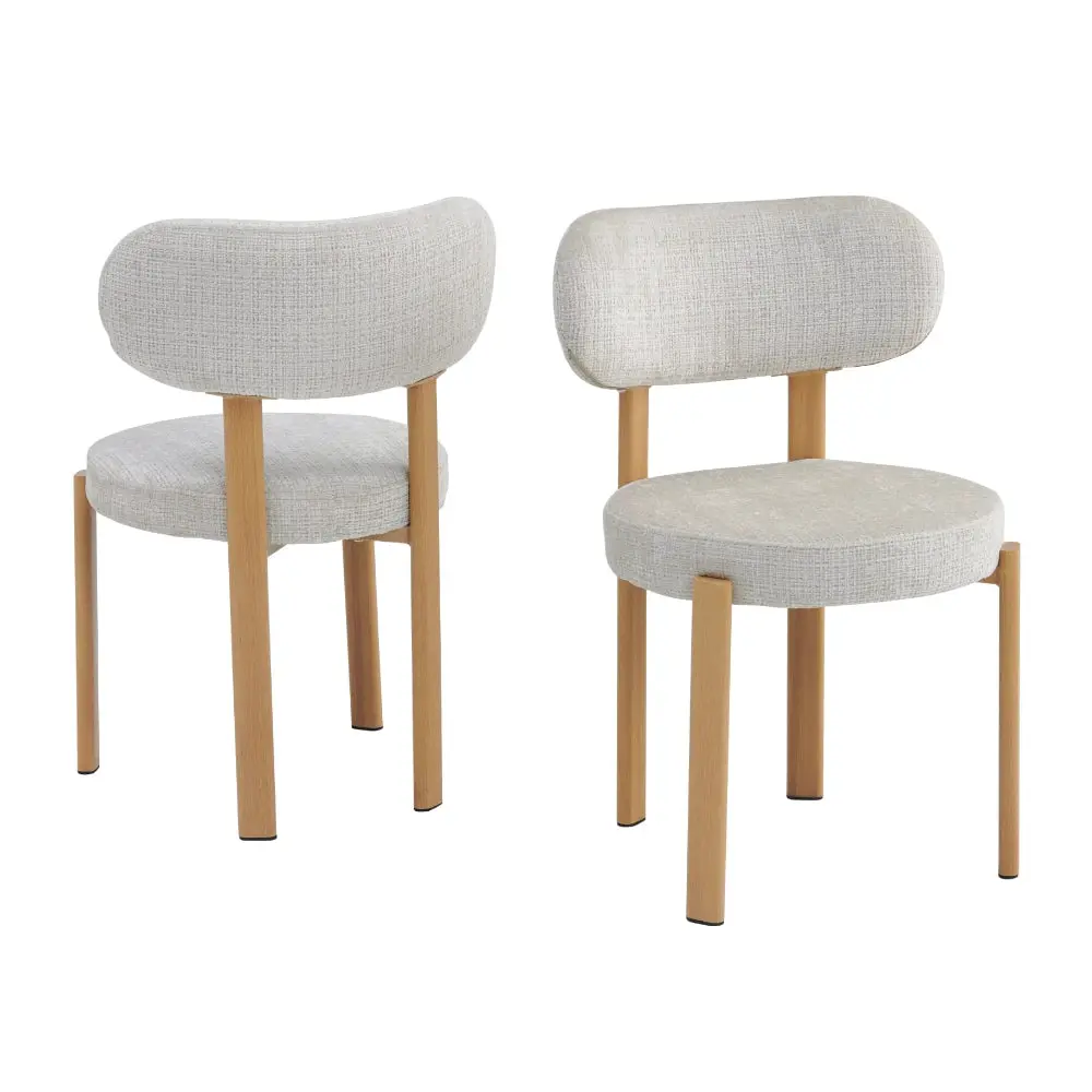 Chaise de salle à manger HALY - 50 x 50 - Par Lot de 2