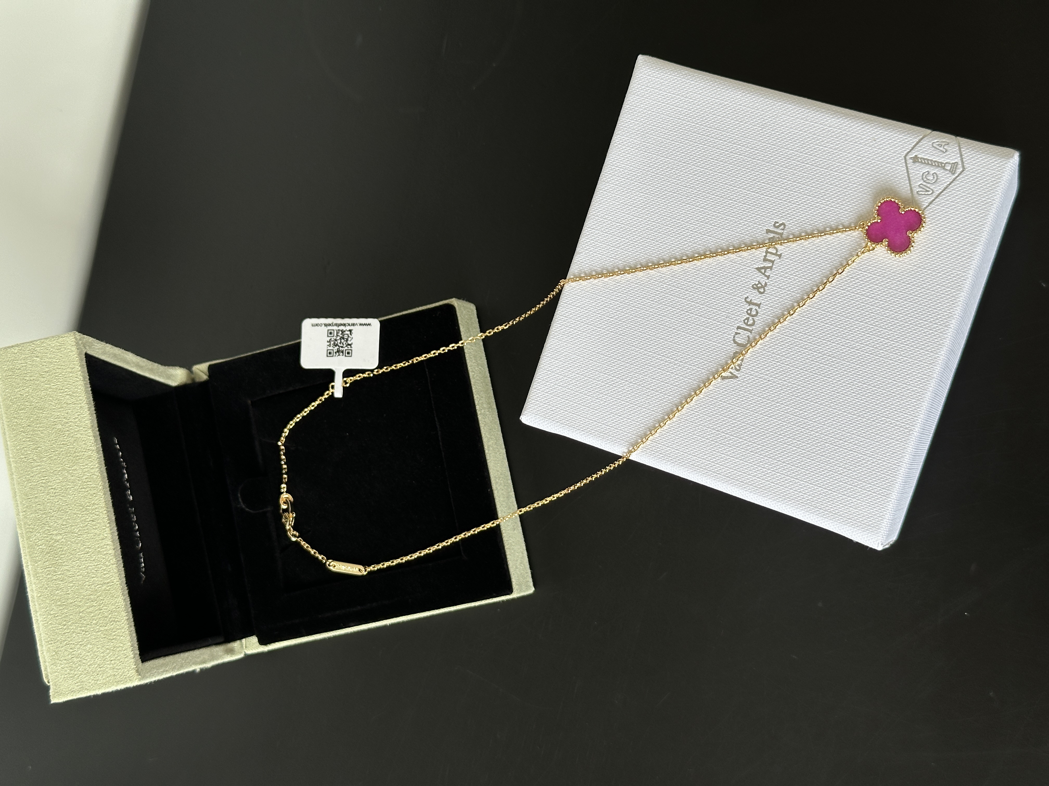 Van Cleef & Arpels Alhambra Single Motif Necklace