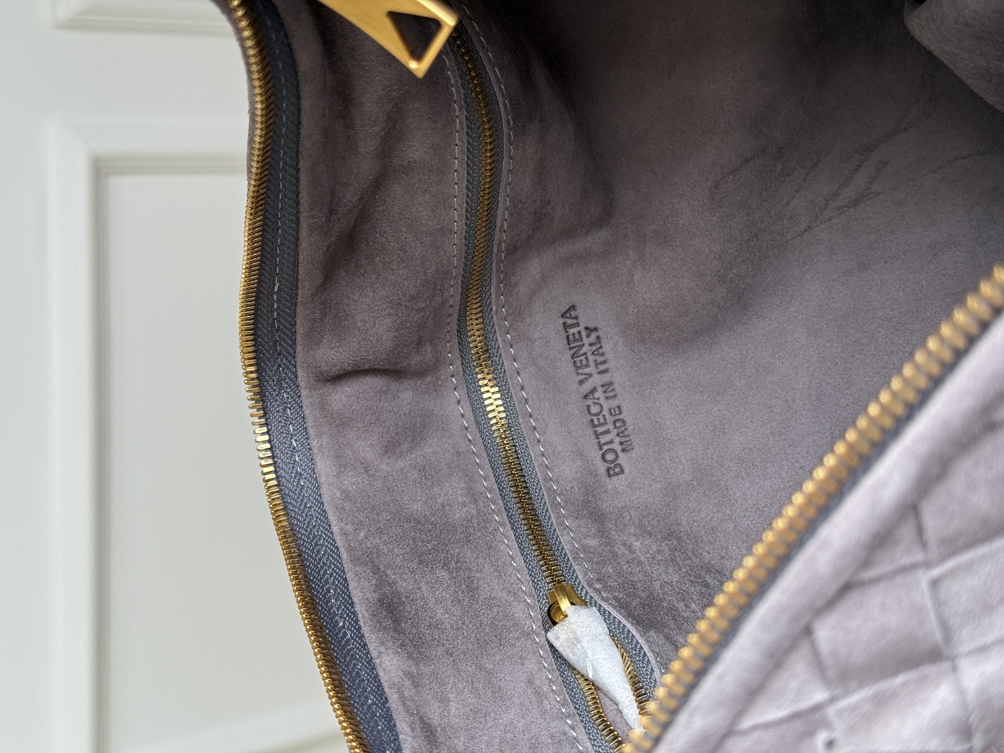 Bottega Veneta Large Jodie Suede Intrecciato Bag