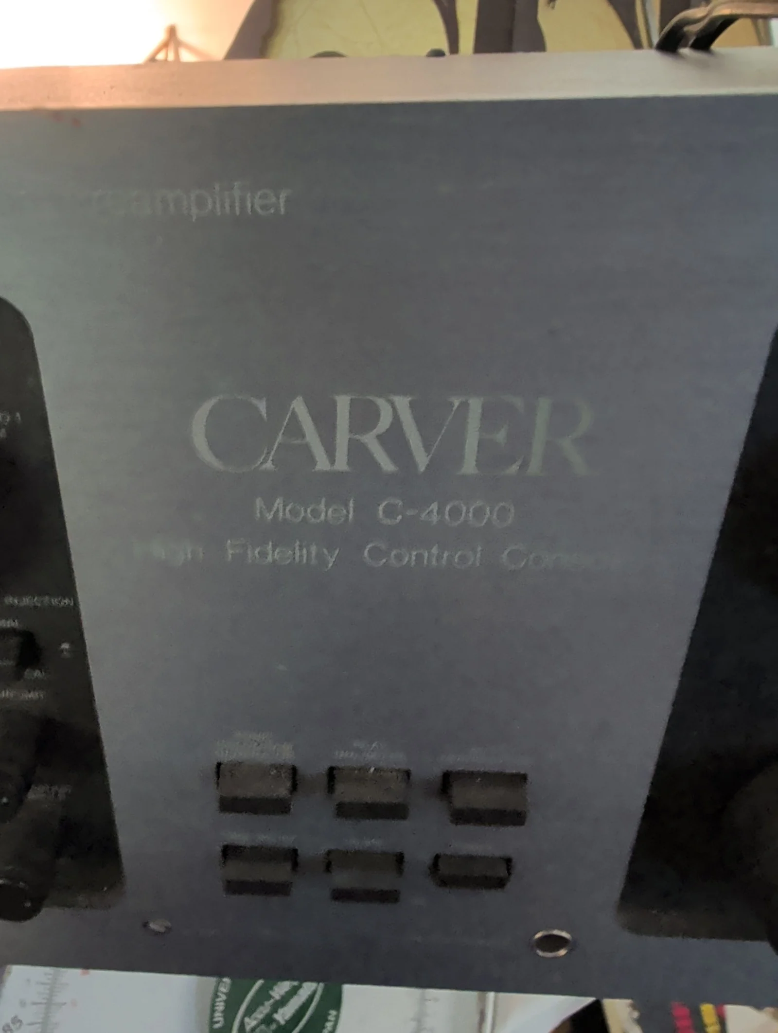 Carver C-4000 Sonic Holography auto 5VZJE
