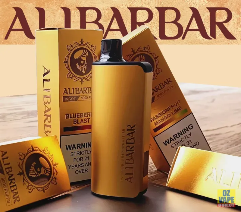 ALIBARBAR Ingot 9000 gold device and packaging