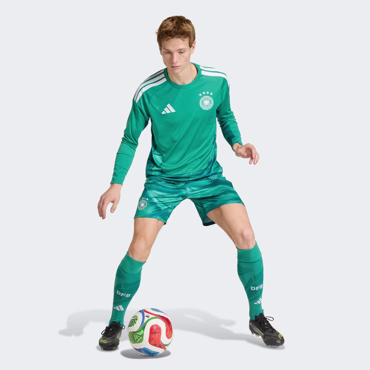 Deutschland 26 Torwart-Heimtrikot, langärmlig