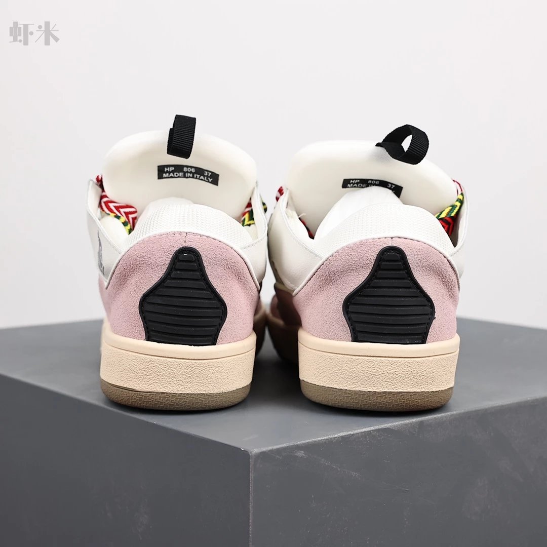 1:1 Best Quality Lanvin Crub Bread Shoes White & Black & Pink