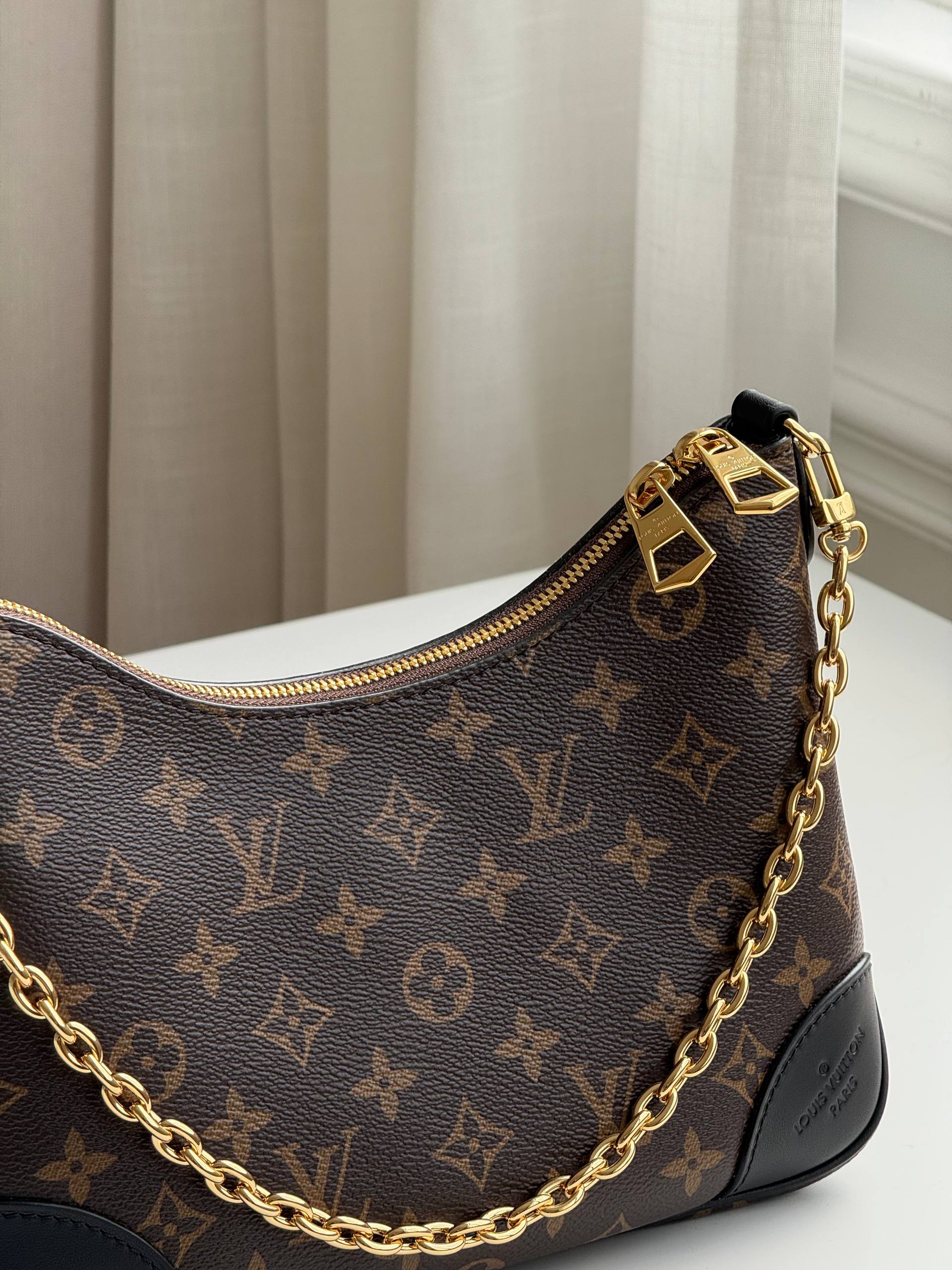 LOUIS VUITTON Boulogne PM Monogram Canvas Handbag