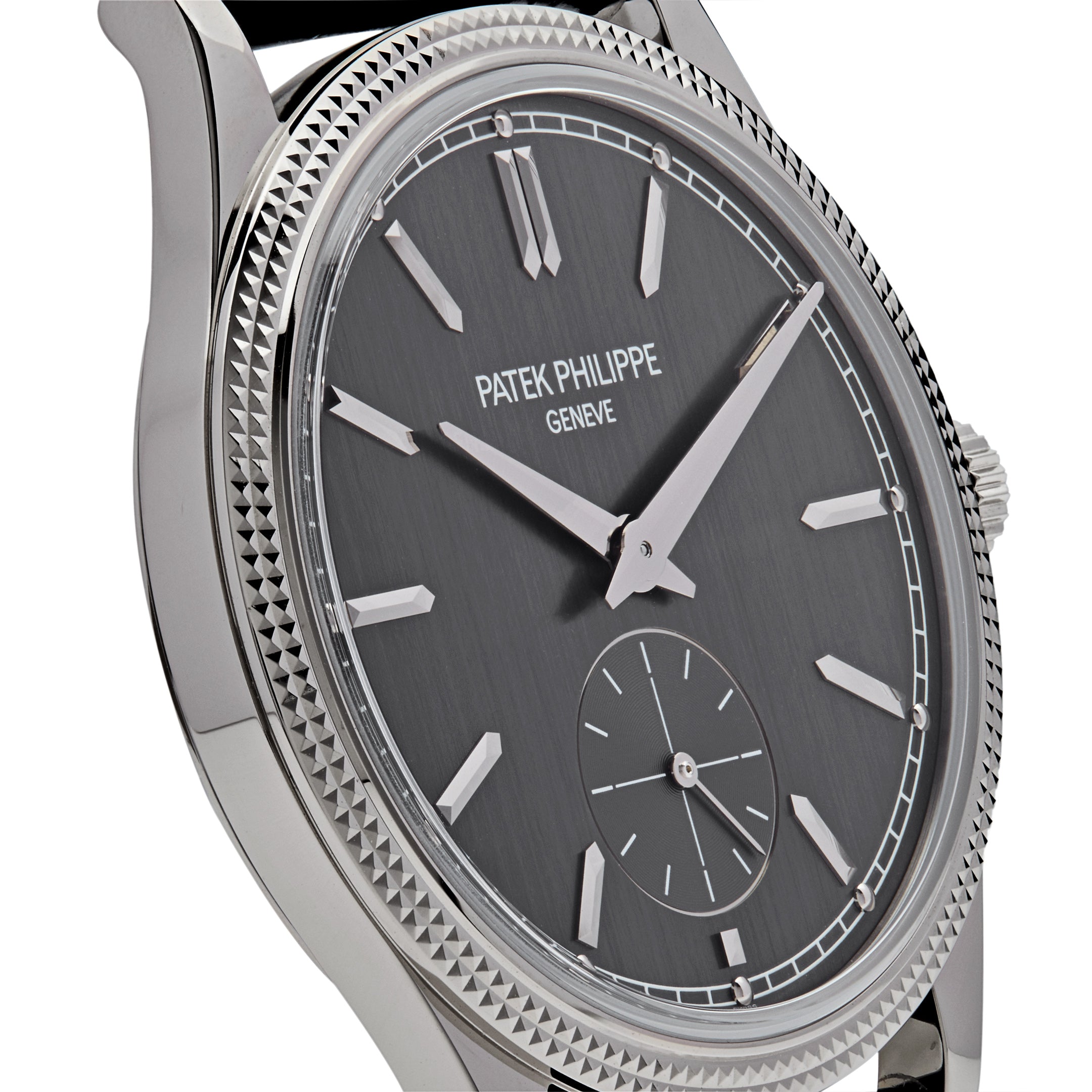 Patek Philippe Calatrava 39mm White Gold Grey Dial 6119G-001【1:1 Replica】