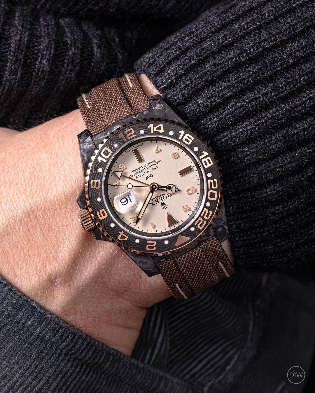 NTPT Carbon DiW Rolex GMT MASTER 2 
