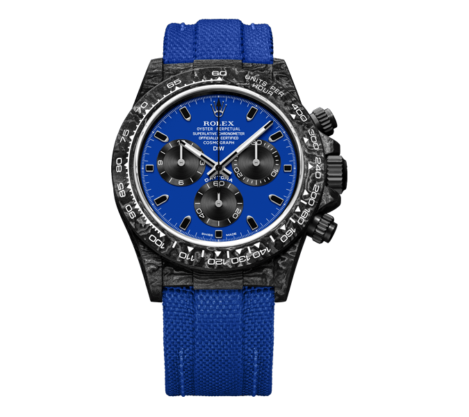 ROLEX Diw Daytona carbon miami blue 40mm oyster black【1:1 Replica】