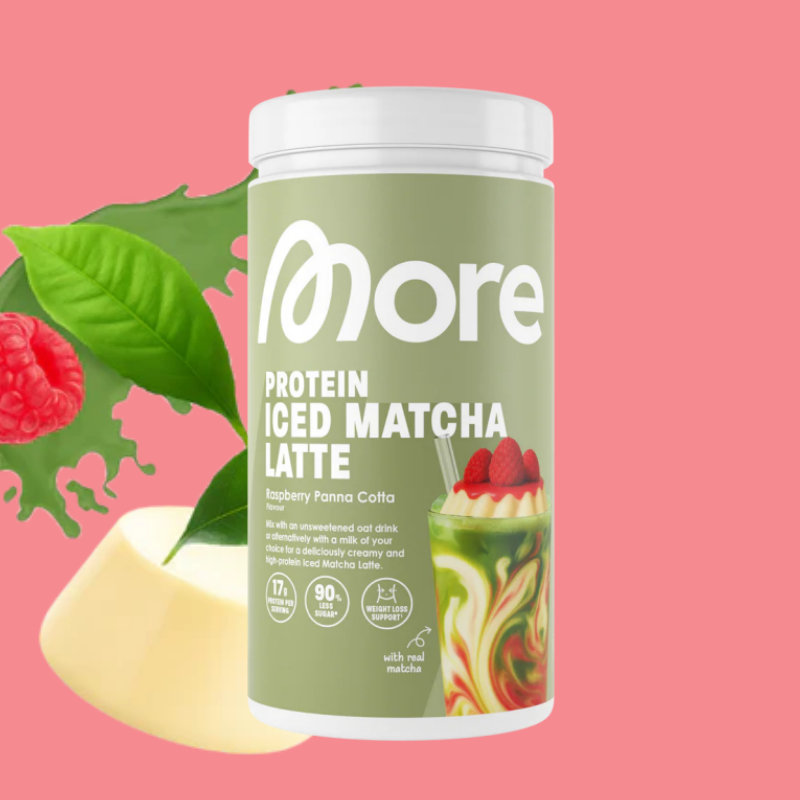 More Protein Iced Matcha Latte