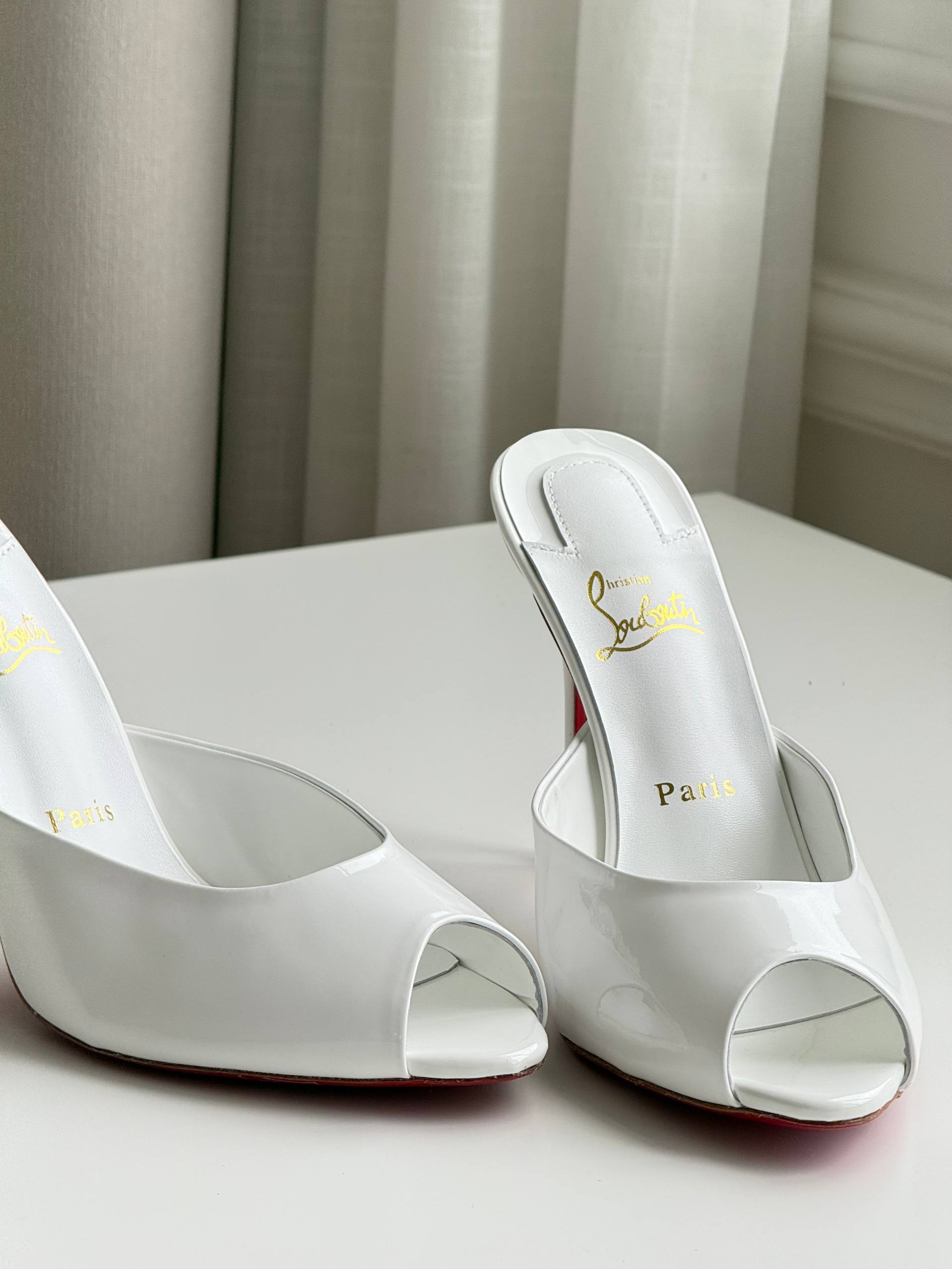 Christian Louboutin Me Dolly Patent Leather Mules