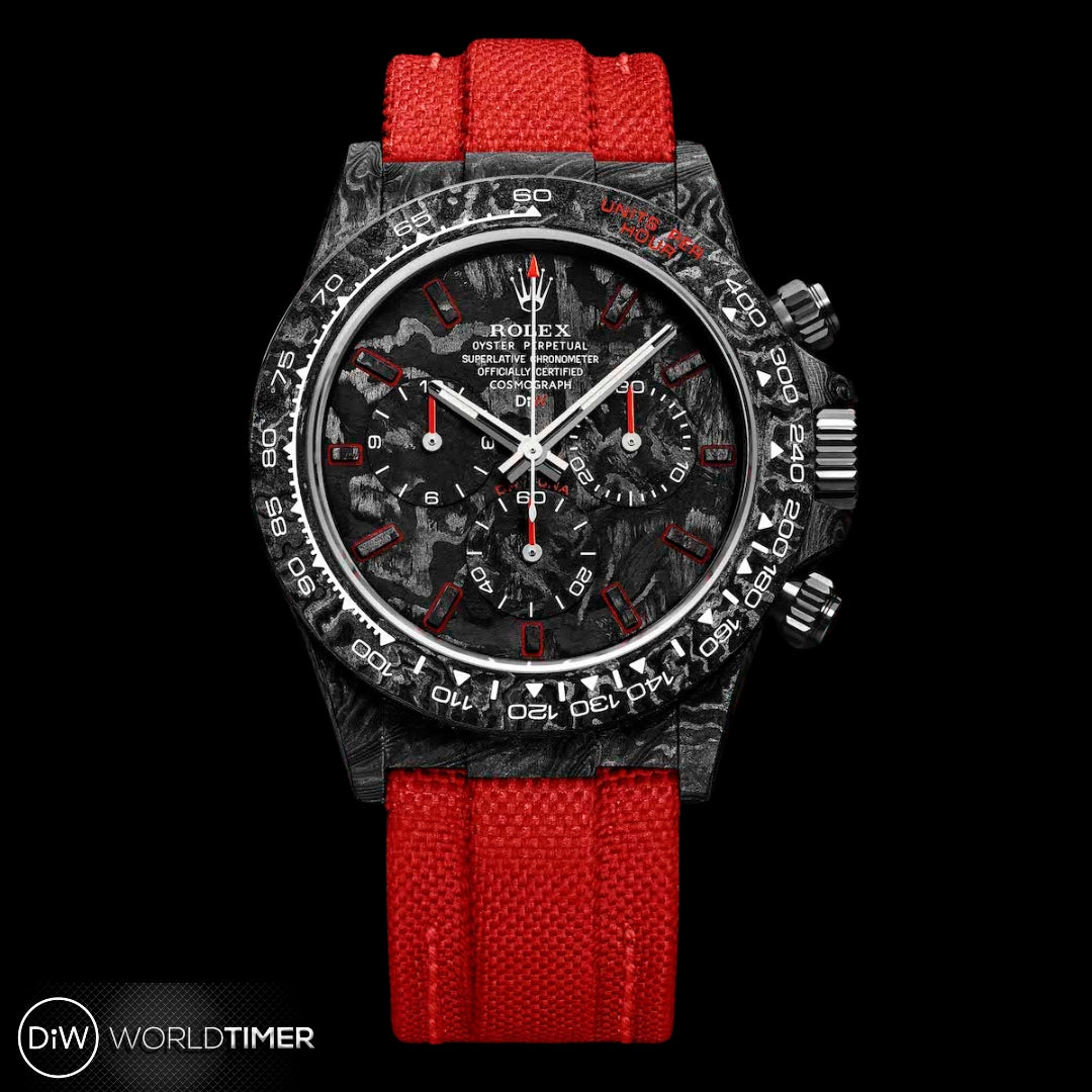 NTPT Carbon Rolex DiW Daytona RED EDITION UNIQUE Piece【1:1 Replica】