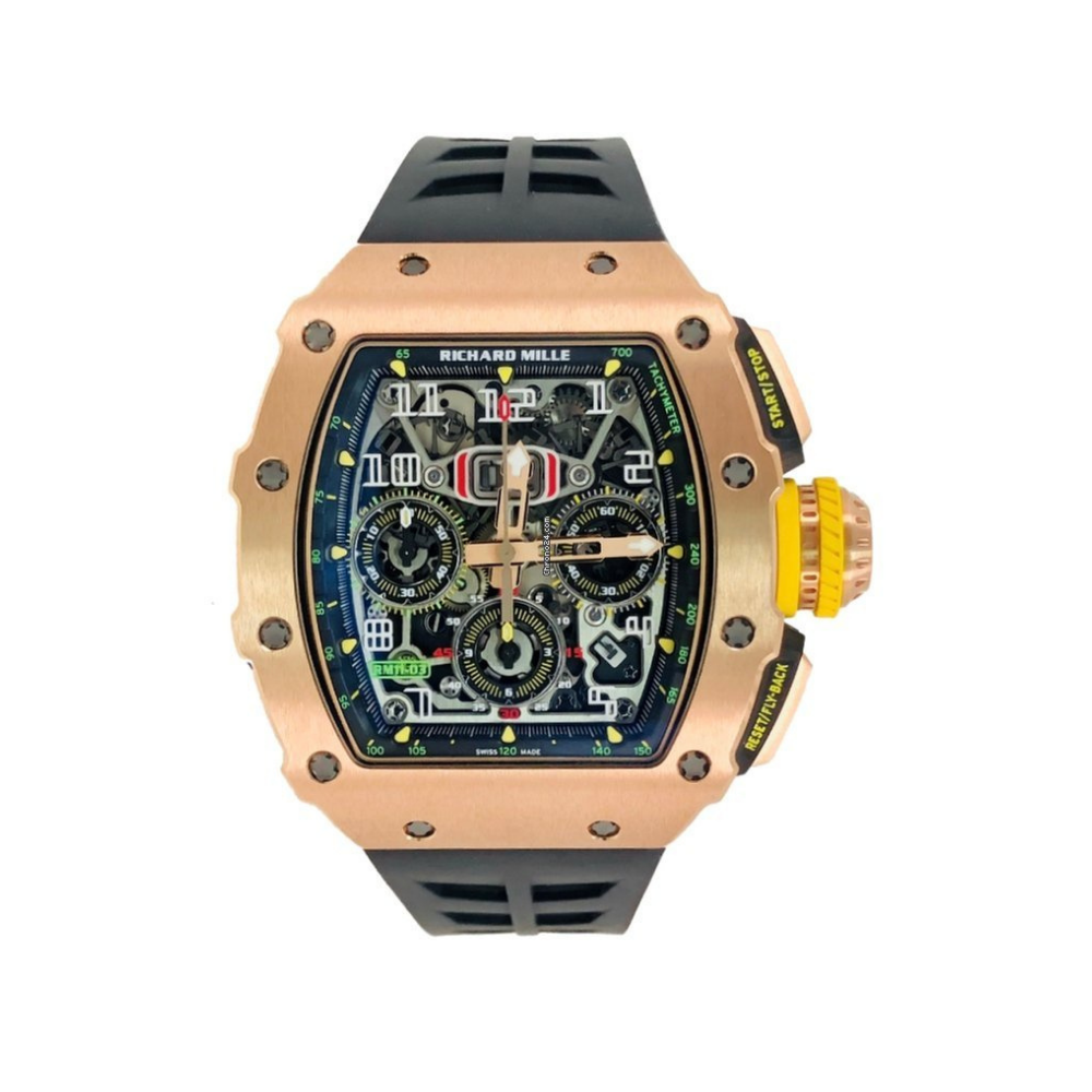 Richard Mille Rose Gold Flyback Chronograph RM11-03【1:1 Replica】