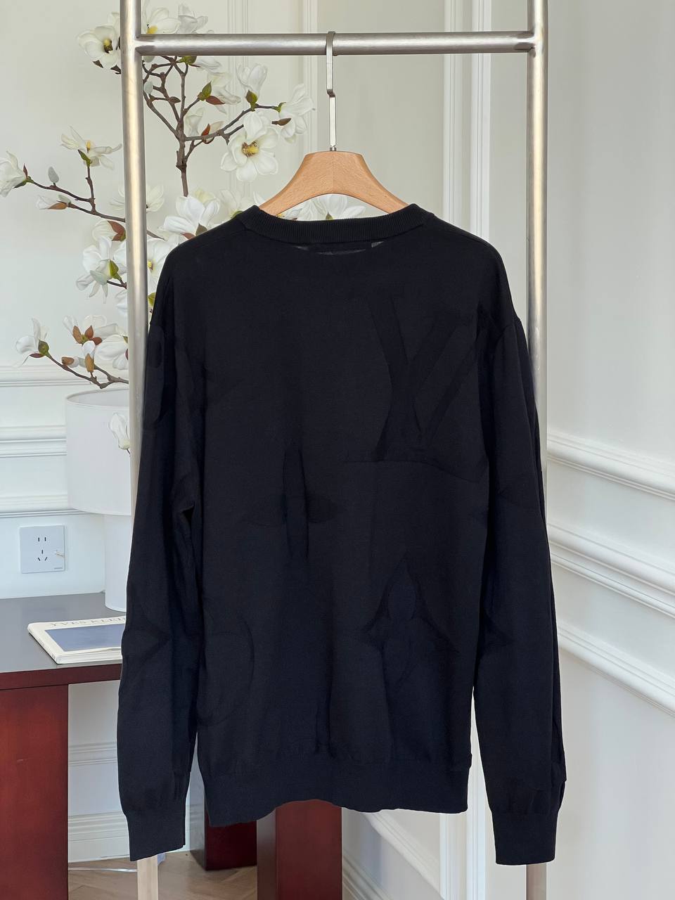 Louis Vuitton Teal-navy Striped Monogram Jacquard Zip-up Hoodie