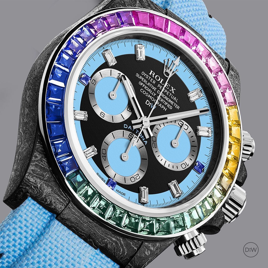 DiW Rolex Daytona RAINBOW BLUE【1:1 Replica】