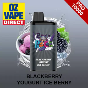Blackberry yogurt ice berry