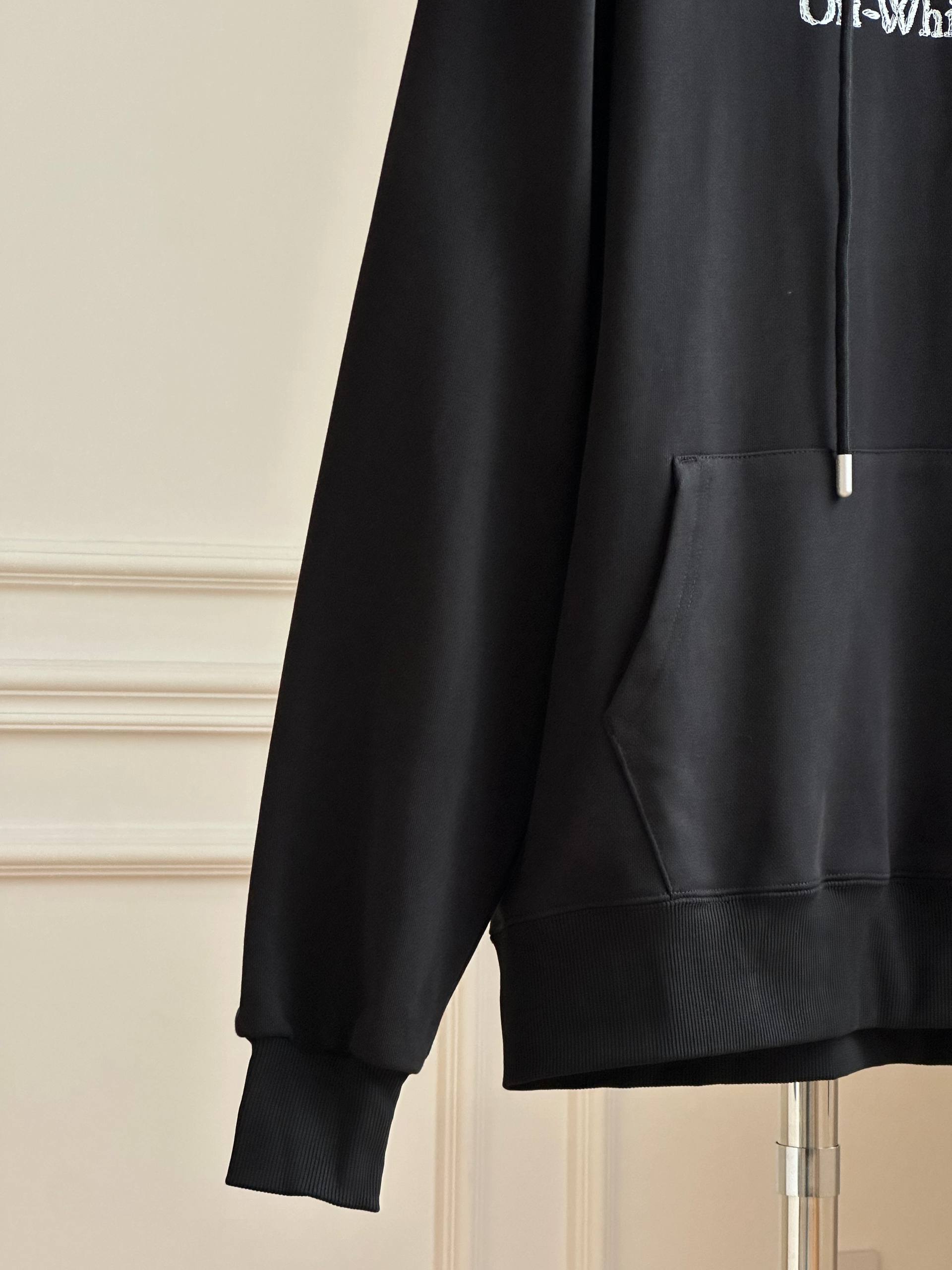 Off-White Handwritten Logo Print Hoodie