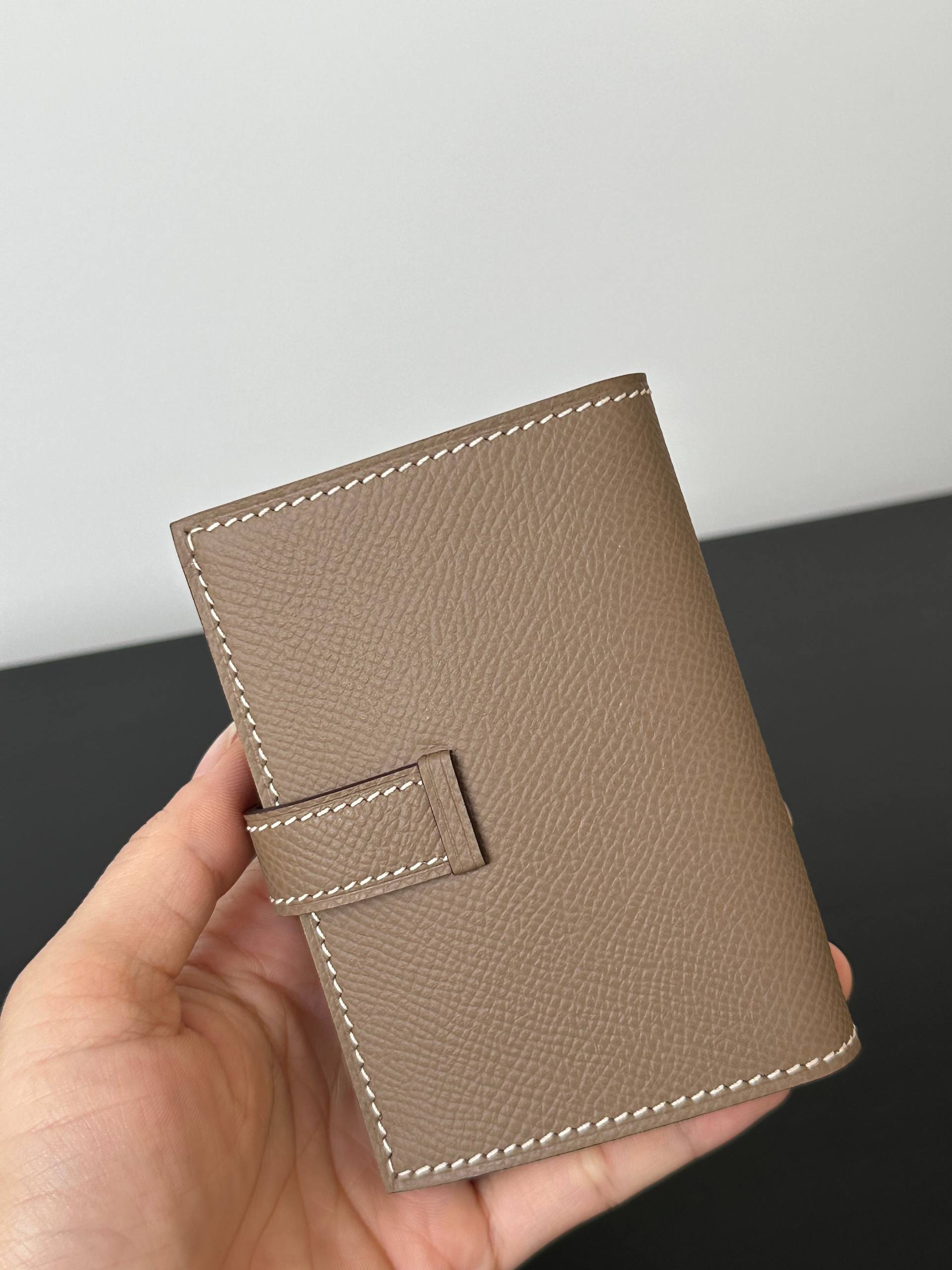 Hermès Bearn Compact H-Buckle Bifold Wallet
