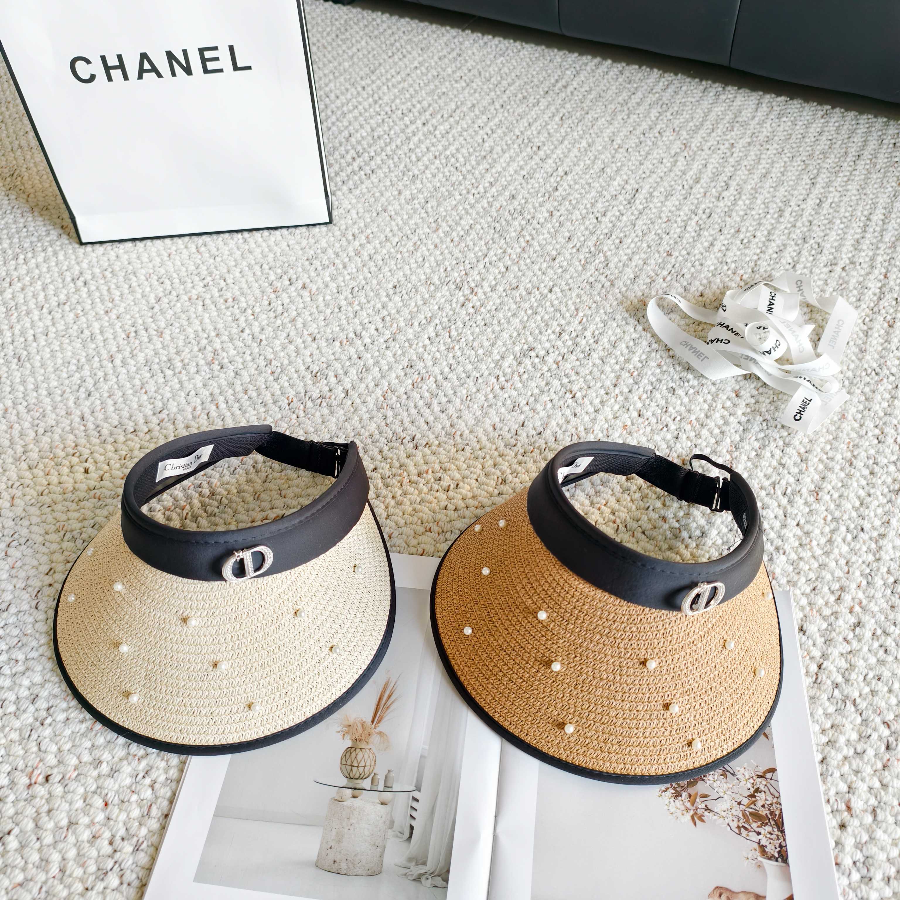 Dior Sun Hat, Flat-Top Hat