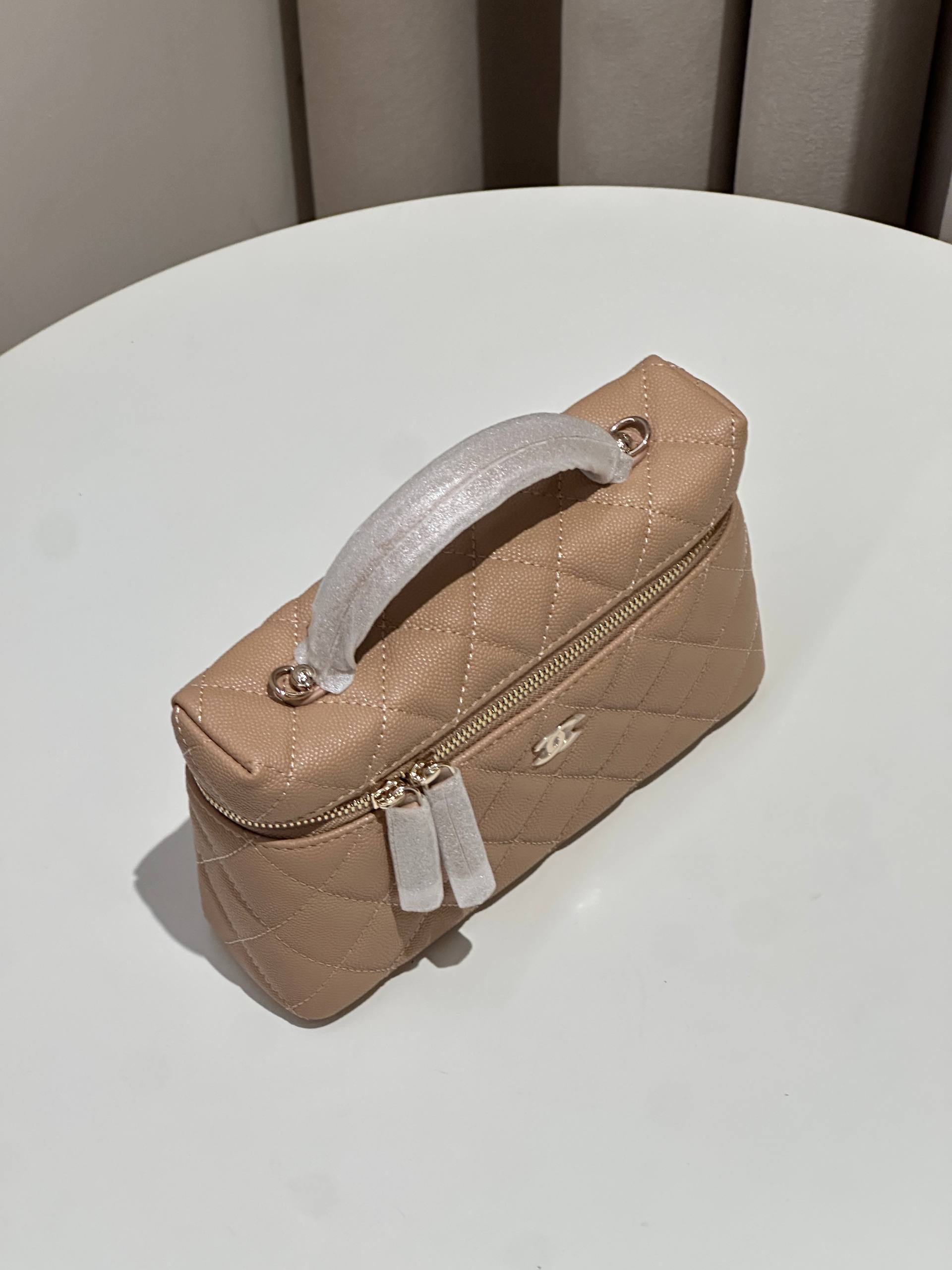 CHANEL Long Vanity Case with Top Handle