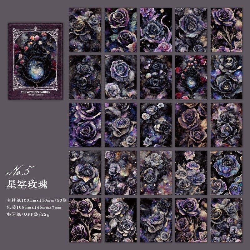 2118 Material Paper Witch's Garden Collection