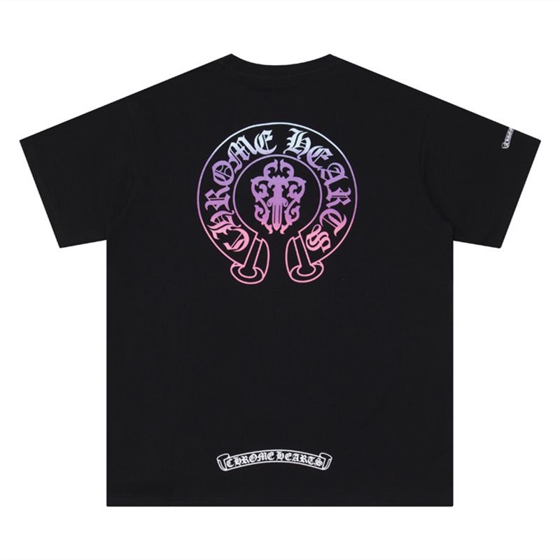 Chrome Hearts Gradient Purple Logo Tee 2 Colors