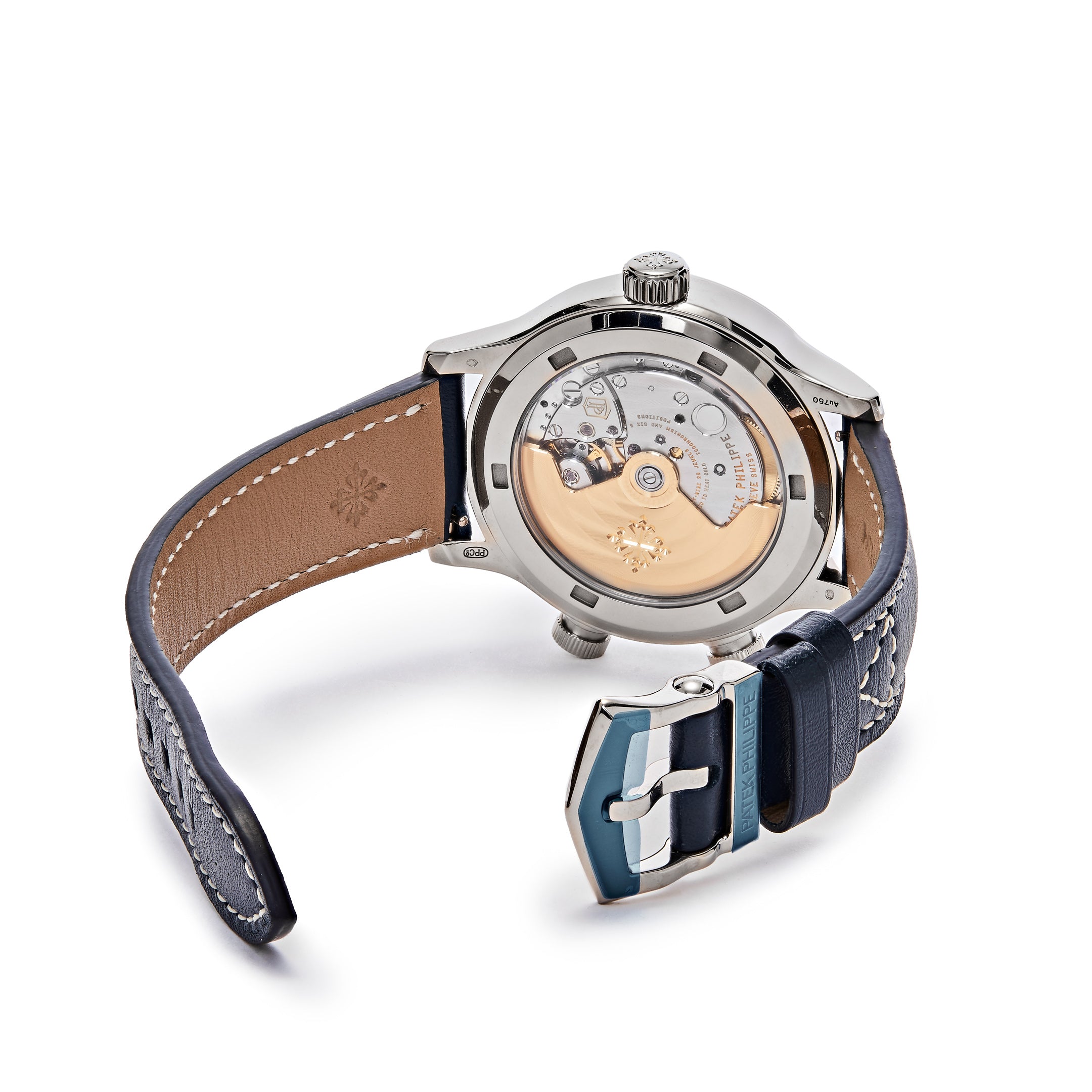 Patek Philippe Calatrava Pilot Travel Time White Gold 7234G-001【1:1 Replica】