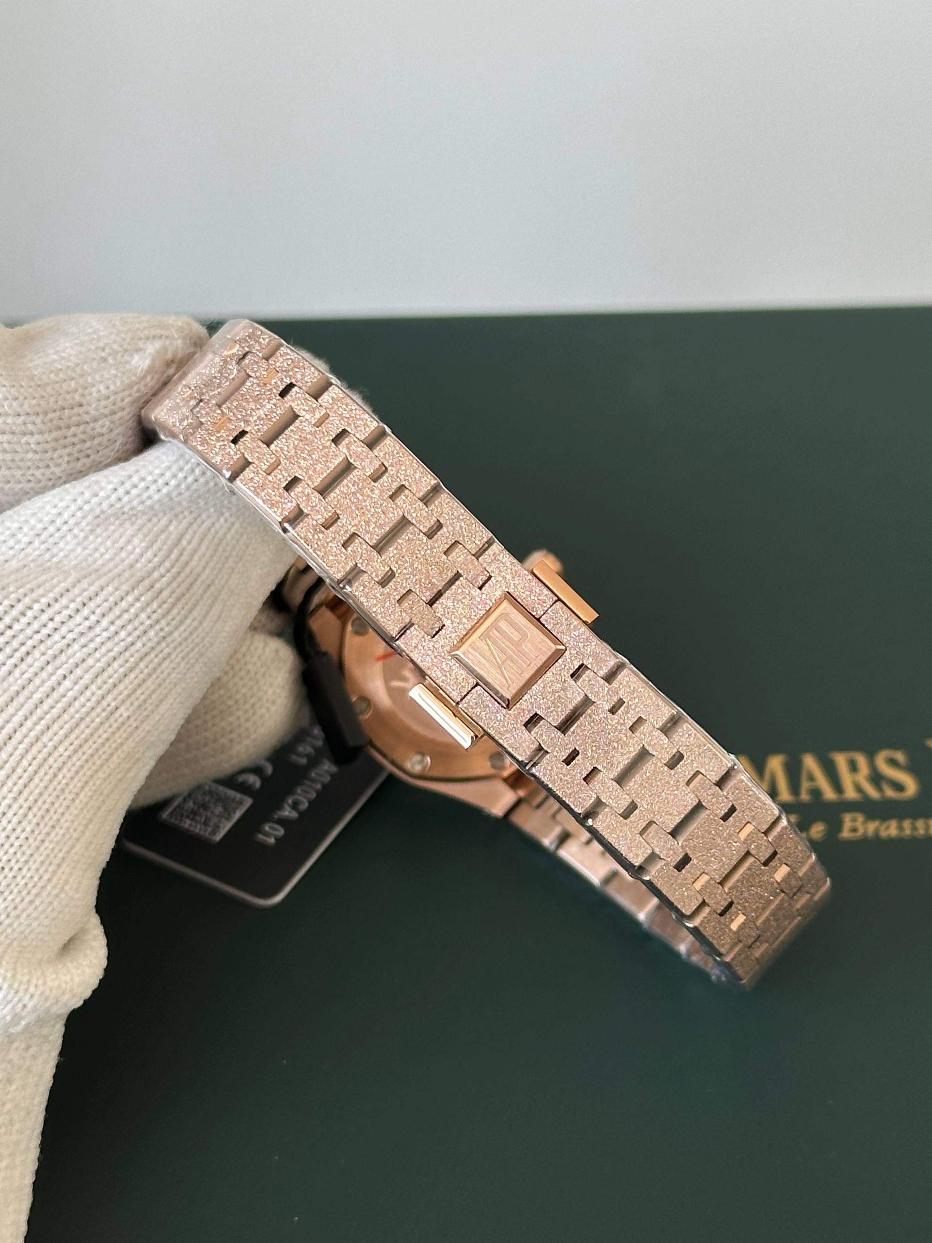 Audemars Piguet Royal Oak Frosted Gold Quartz Watch