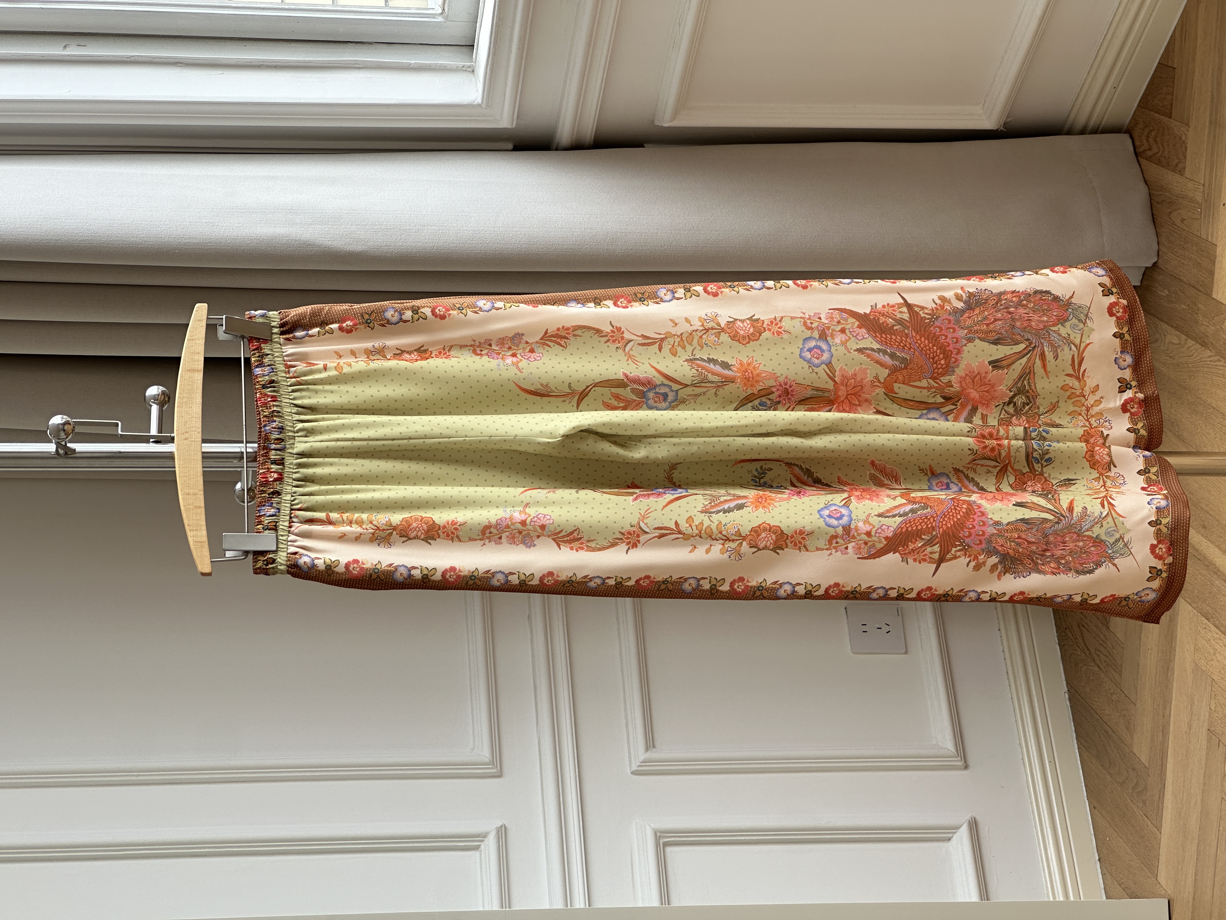 Zimmermann Indra Phoenix Floral Silk Wide-Leg Pants