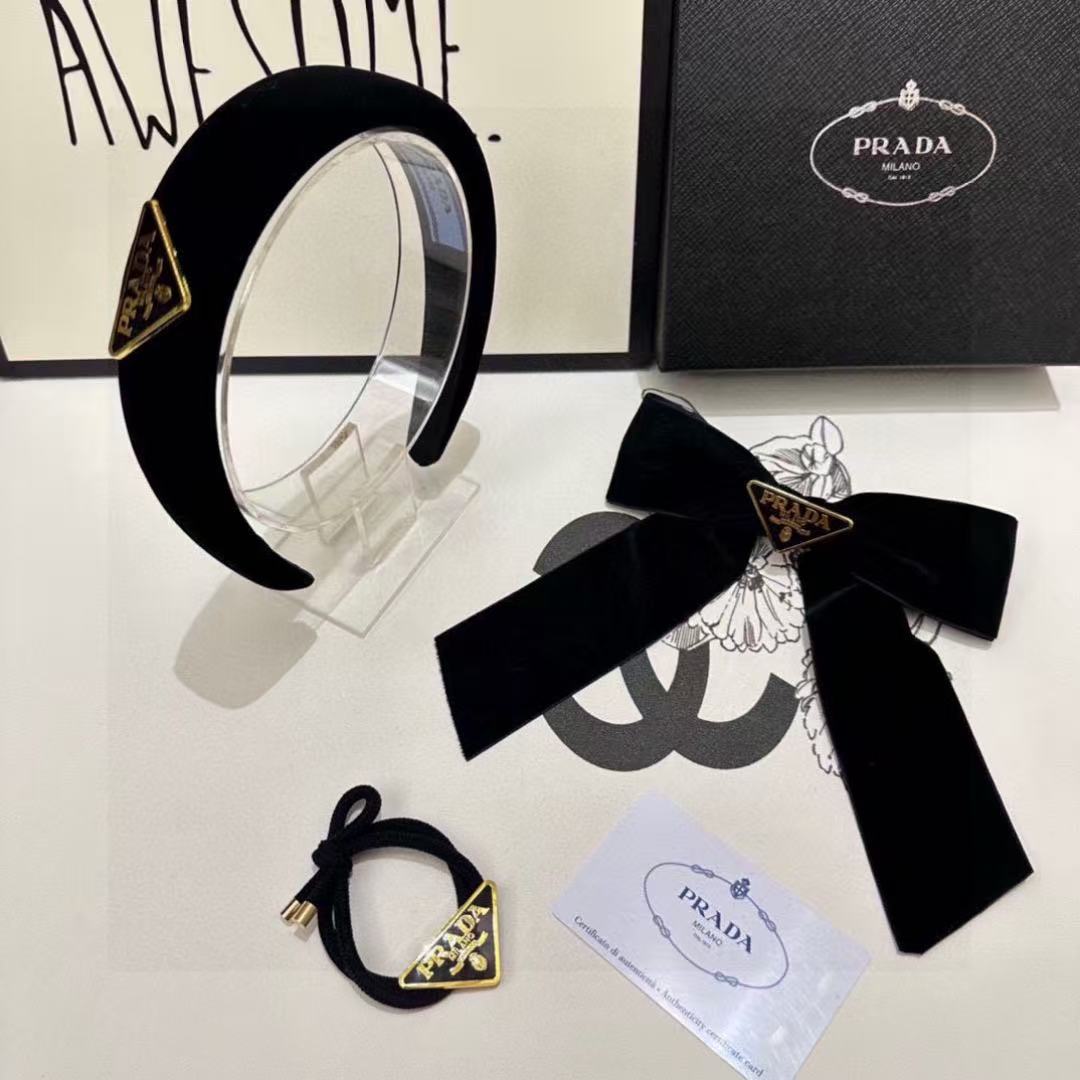 Prada New Socialite Hairband Trio