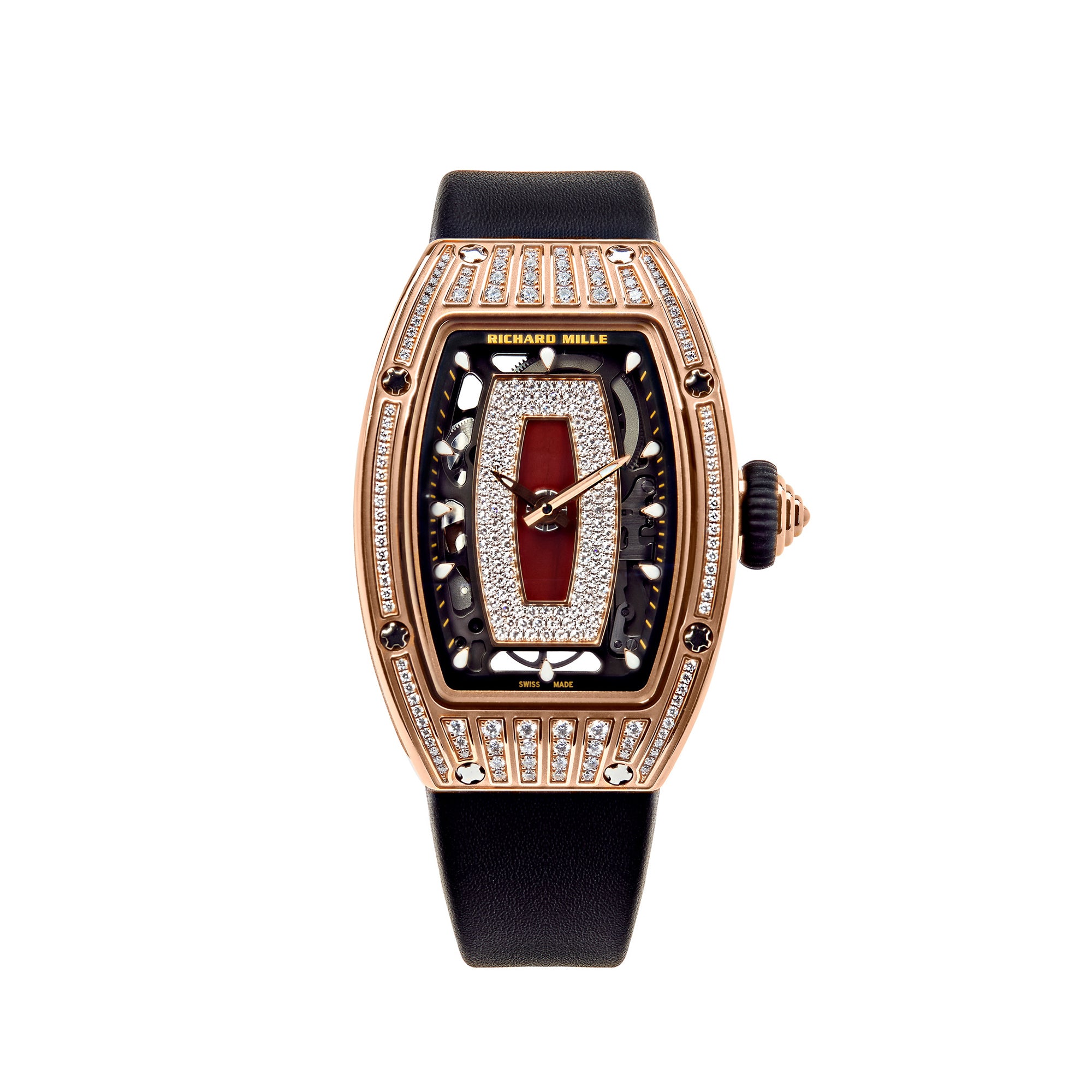 Richard Mille Ladies' Rose Gold Diamond Set RM07-01【1:1 Replica】