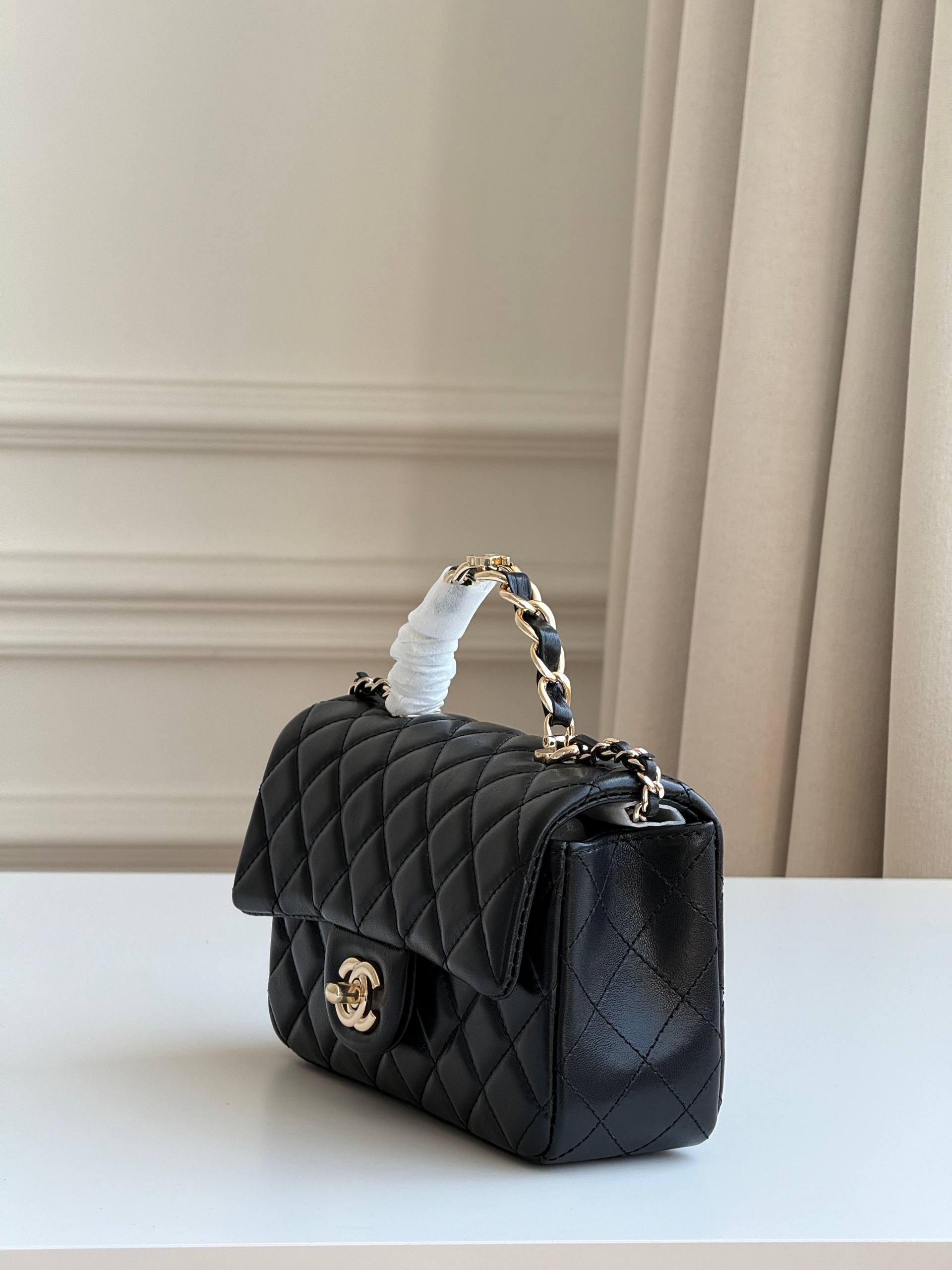 Chanel Mini Classic Flap Bag with Top Handle