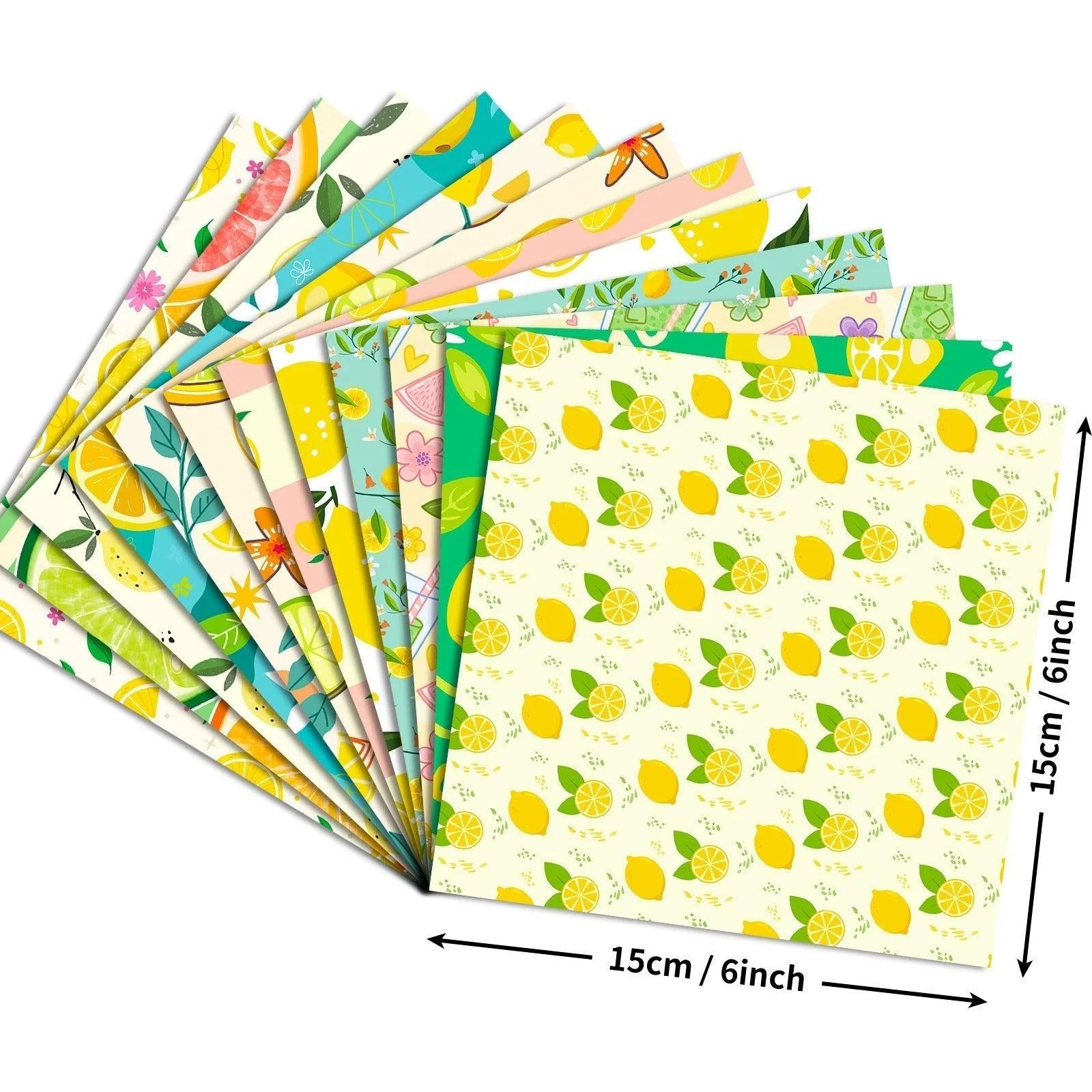 2102 12pcs/pack lemon small fresh material paper ins literary handbook