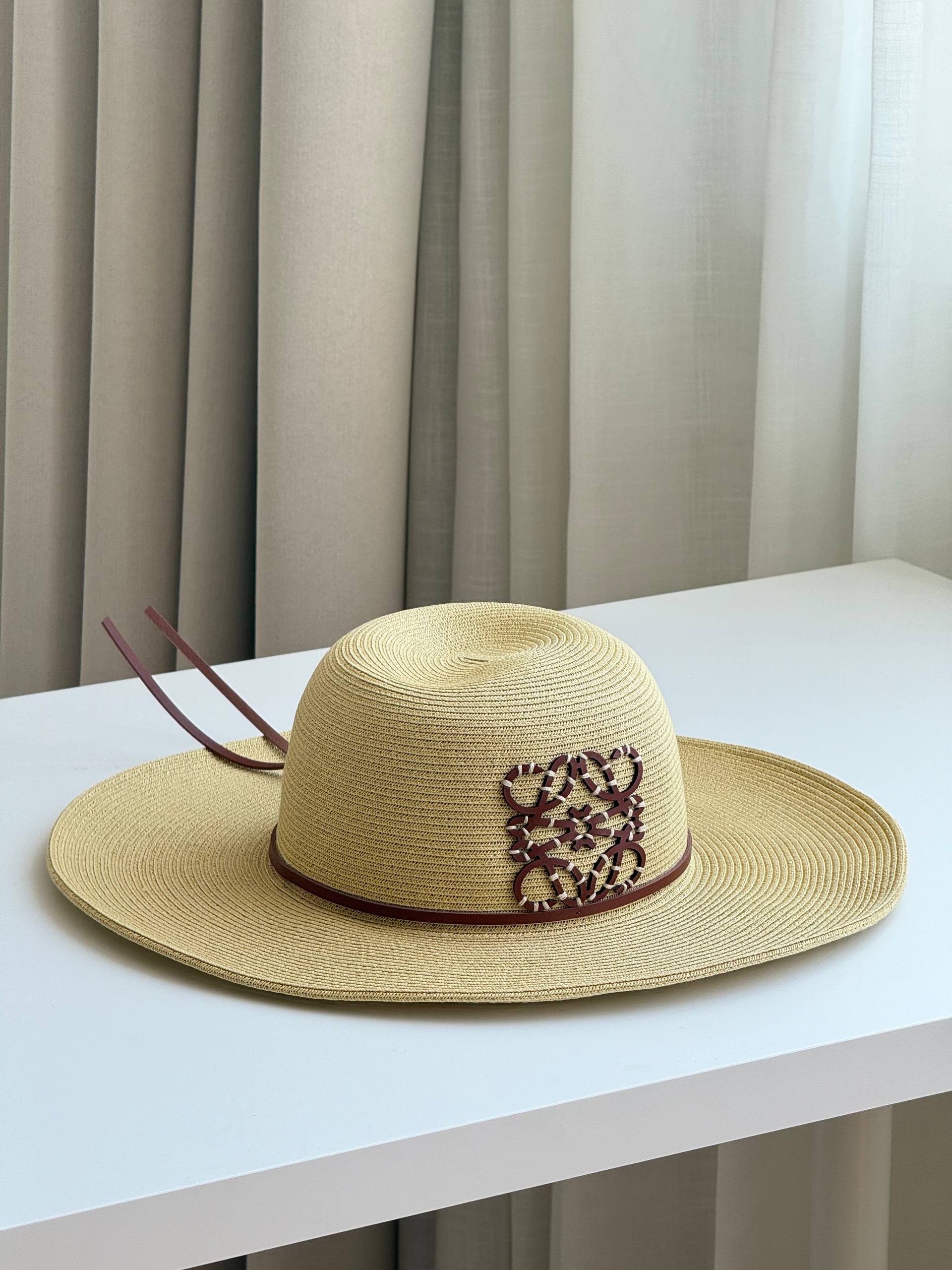 LOEWE Paula's Ibiza Anagram Raffia Sun Hat