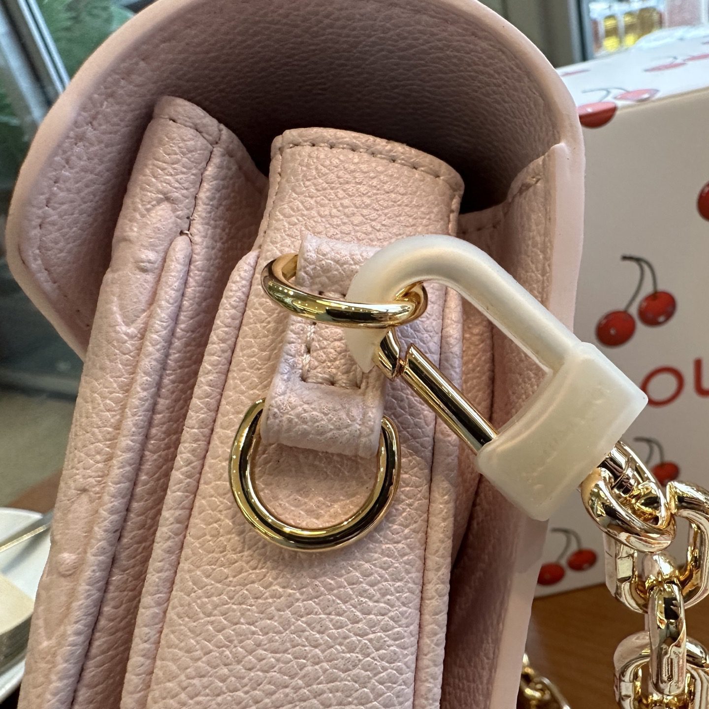 POCHETTE METIS EAST WEST PINK 21X6X13CM