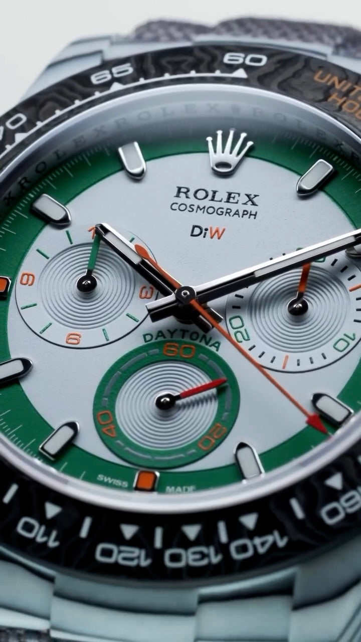 The Ultimate Golfer's Watch: DiW Rolex Daytona with ALPINE Design【1:1 Replica】