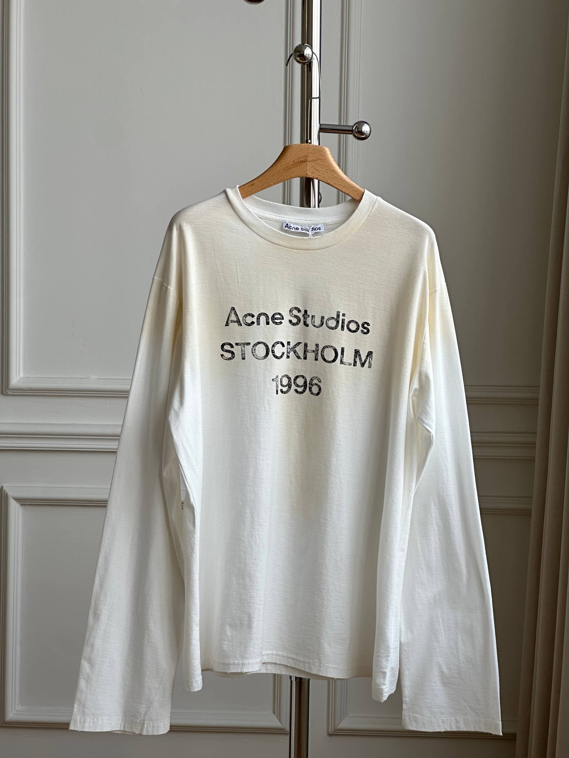 Acne Studios 1996 Logo Printed Vintage Long-sleeve T-shirt