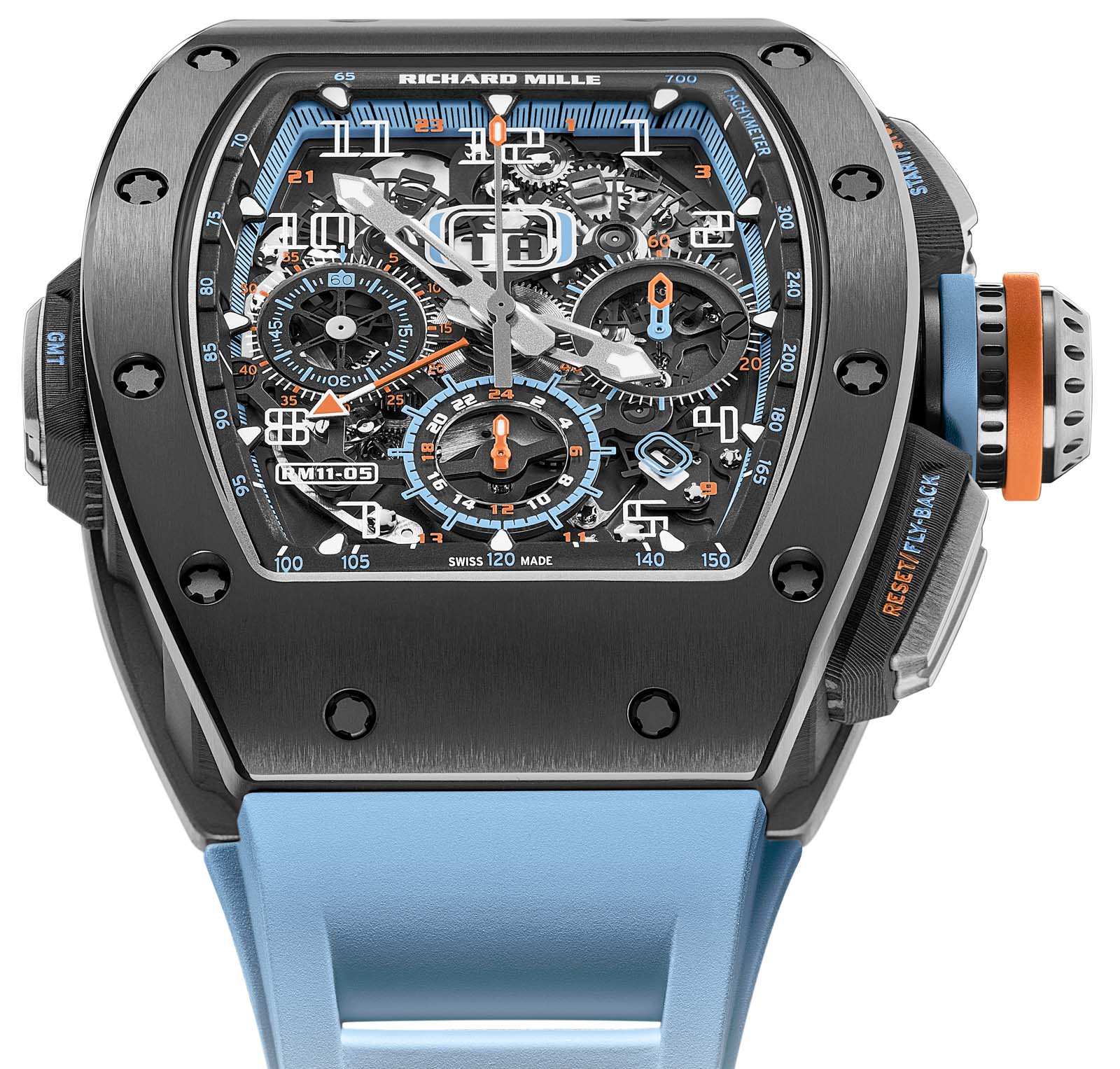 Richard Mille Automatic Winding Flyback Chronograph GMT RM11-05【1:1 Replica】
