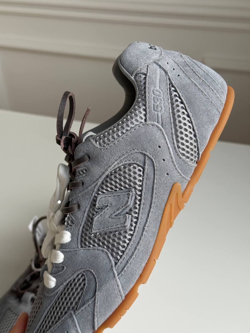 Miu Miu × New Balance 530 SL Suede & Mesh Sneakers
